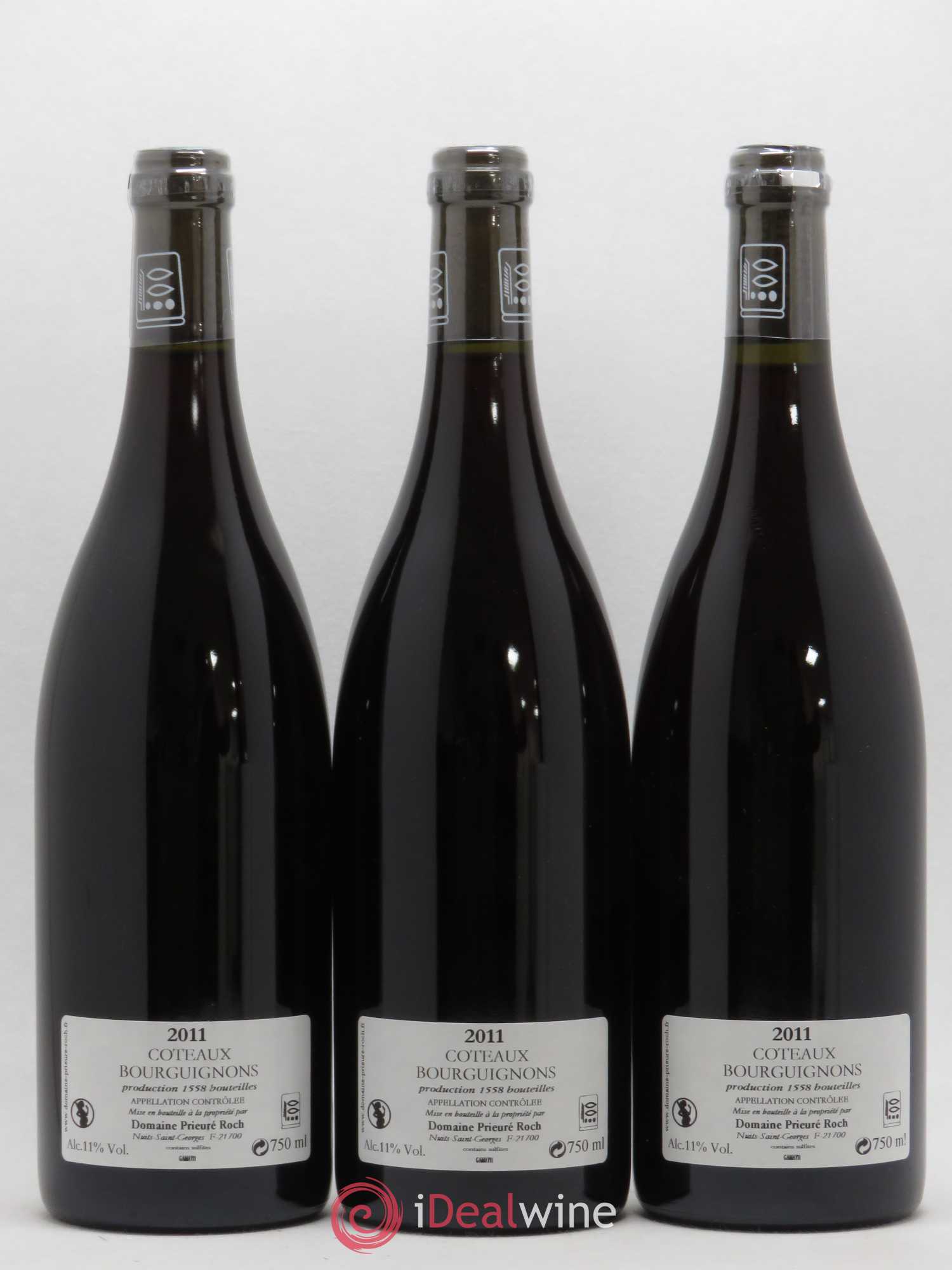 Coteaux Bourguignons Prieuré Roch Gamay 2011 - Posten von 3 Flaschen - 1