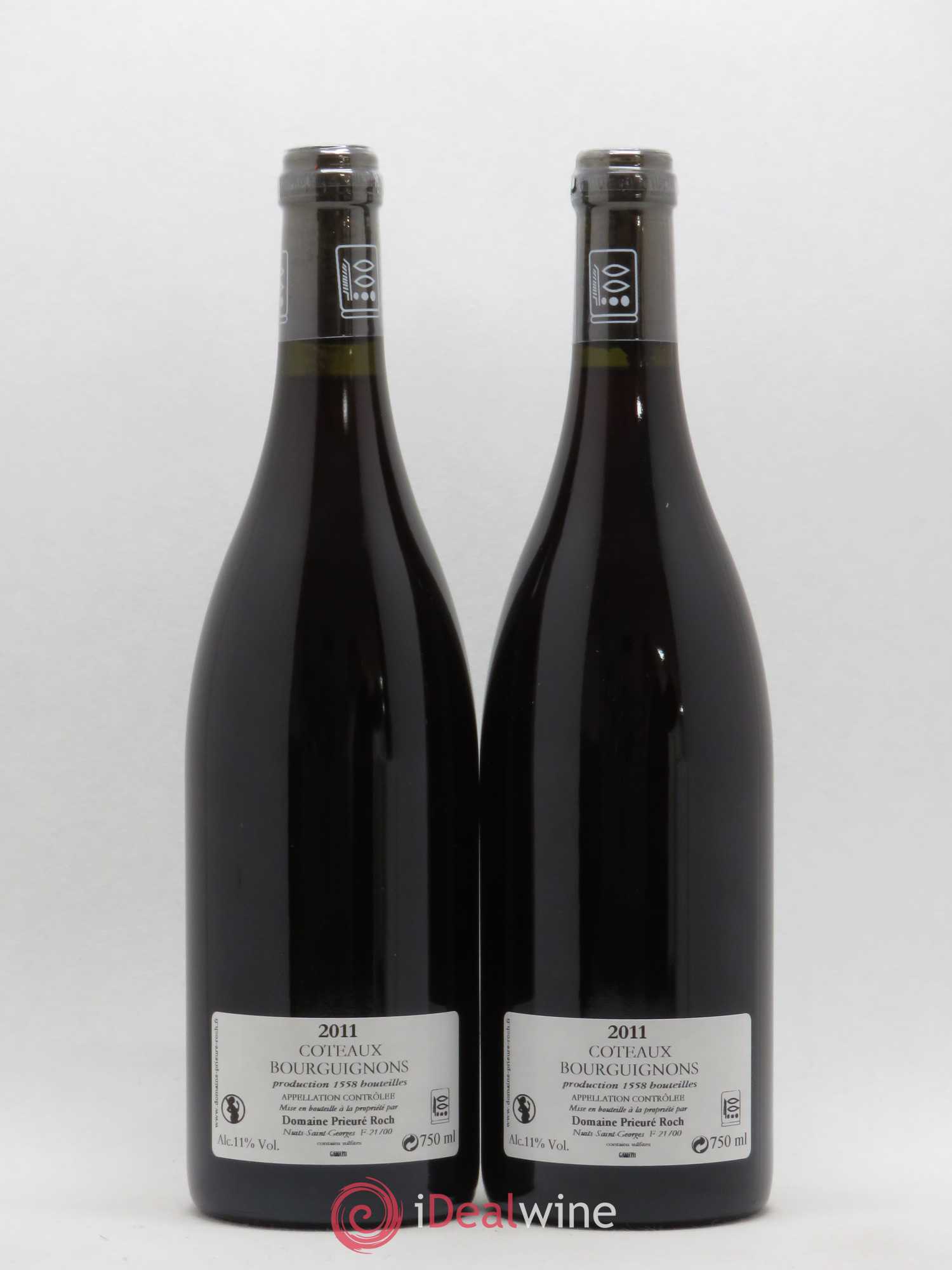 Coteaux Bourguignons Prieuré Roch Gamay 2011 - Lot de 2 bouteilles - 1