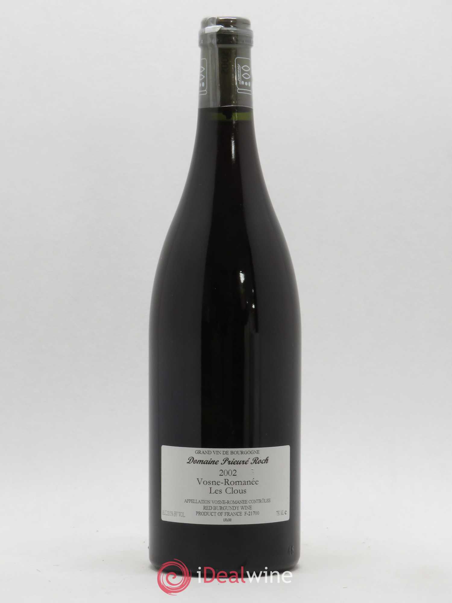Vosne-Romanée Les Clous Prieuré Roch 2002 - Lot de 1 bouteille - 1