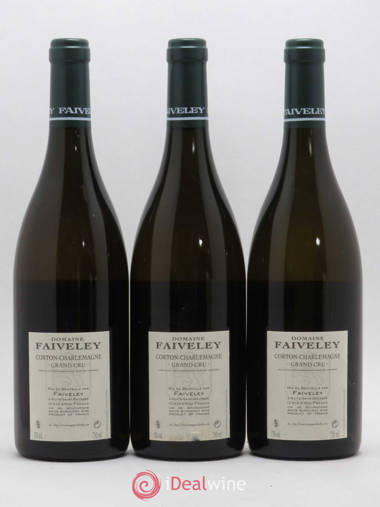 Corton-Charlemagne Grand Cru Faiveley 2007 - Lot de 3 bouteilles - 1