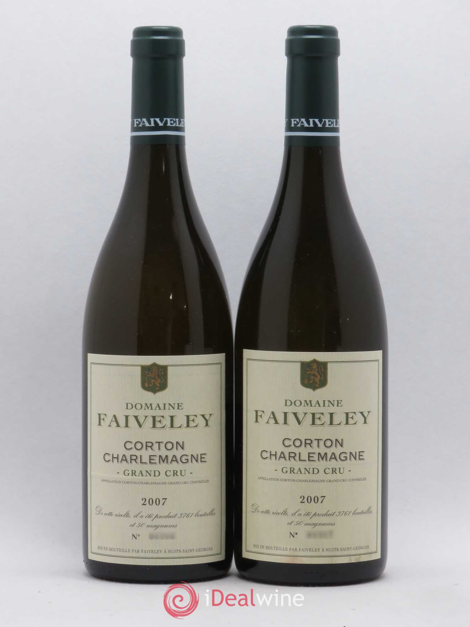 Corton-Charlemagne Grand Cru Faiveley 2007 - Lot de 2 bouteilles - 0