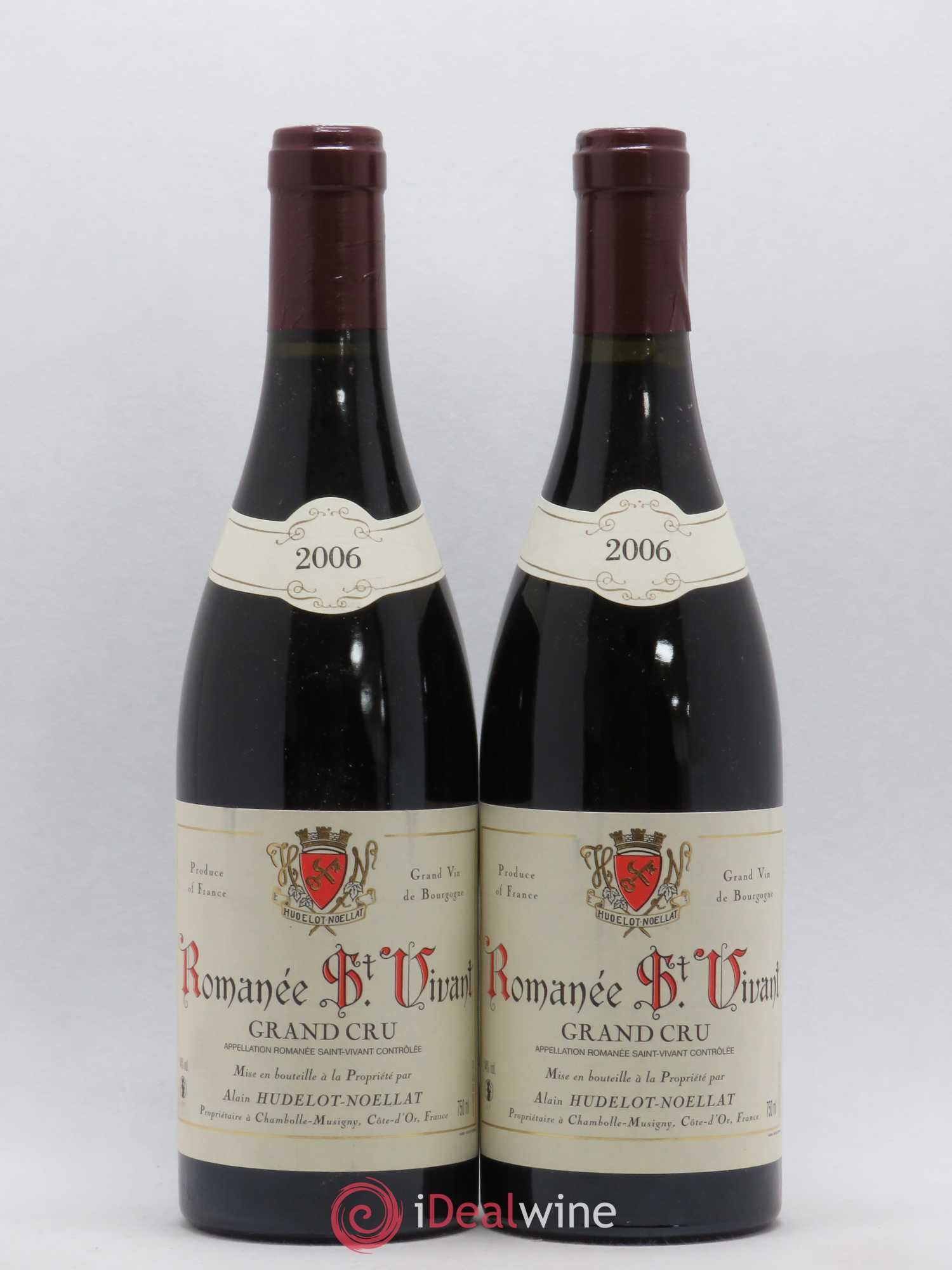 Romanée-Saint-Vivant Grand Cru Hudelot-Noëllat 2006 - Lot de 2 bouteilles - 0
