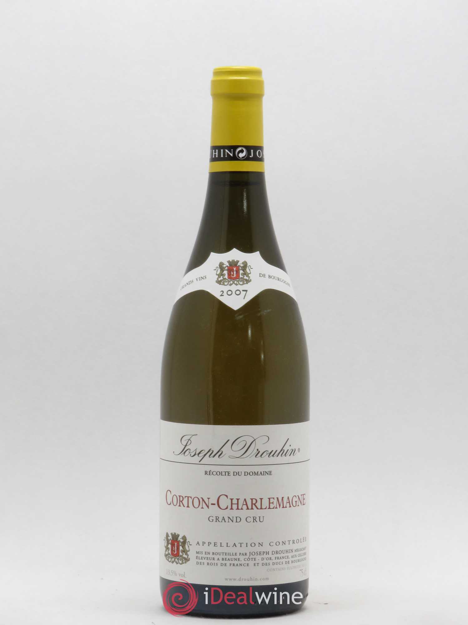 Corton-Charlemagne Grand Cru Joseph Drouhin 2007 - Lot de 1 bouteille - 0