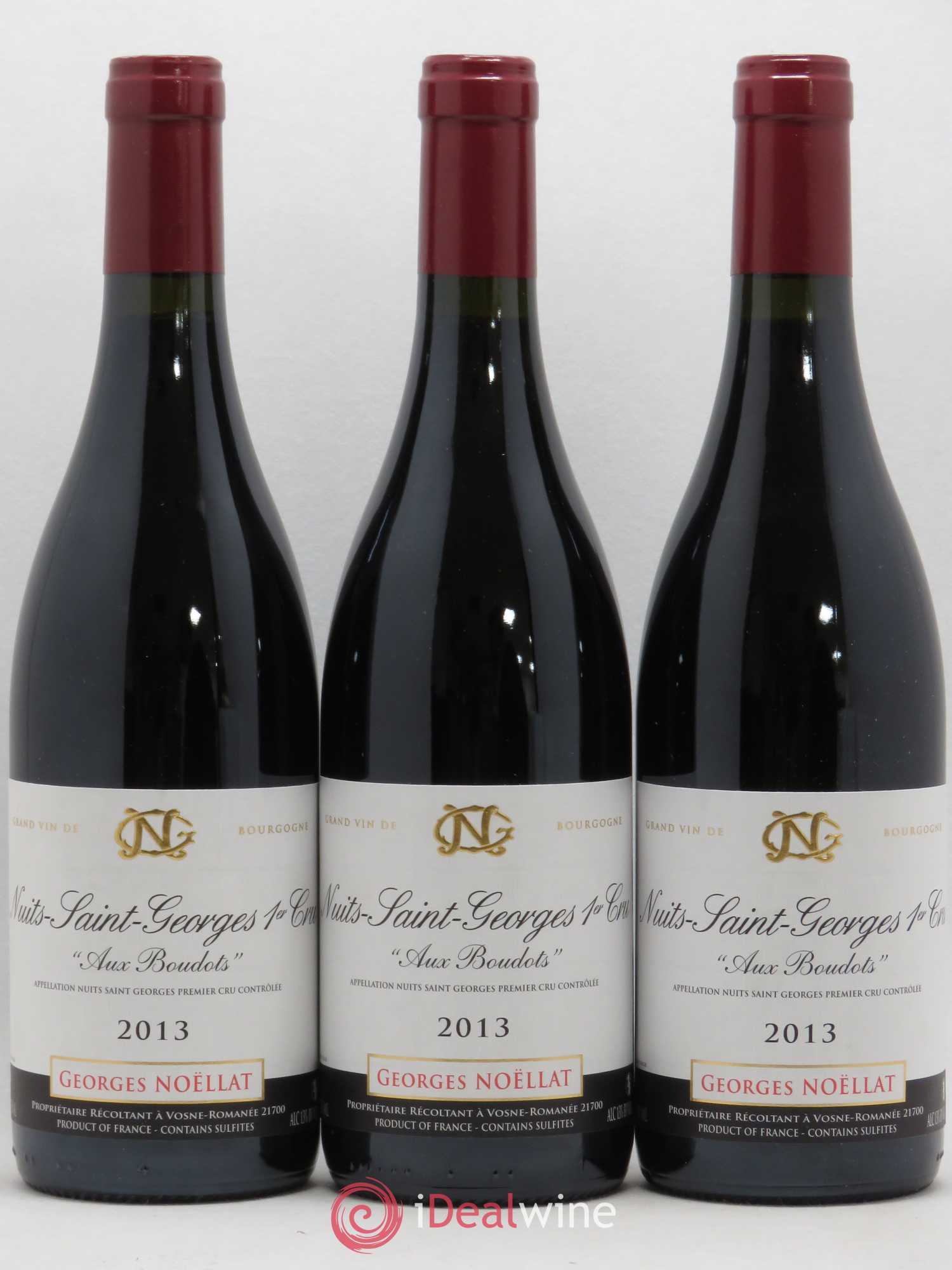 Nuits-Saint-Georges 1er Cru Aux Boudots Georges Noellat 2013 - Posten von 3 Flaschen - 0