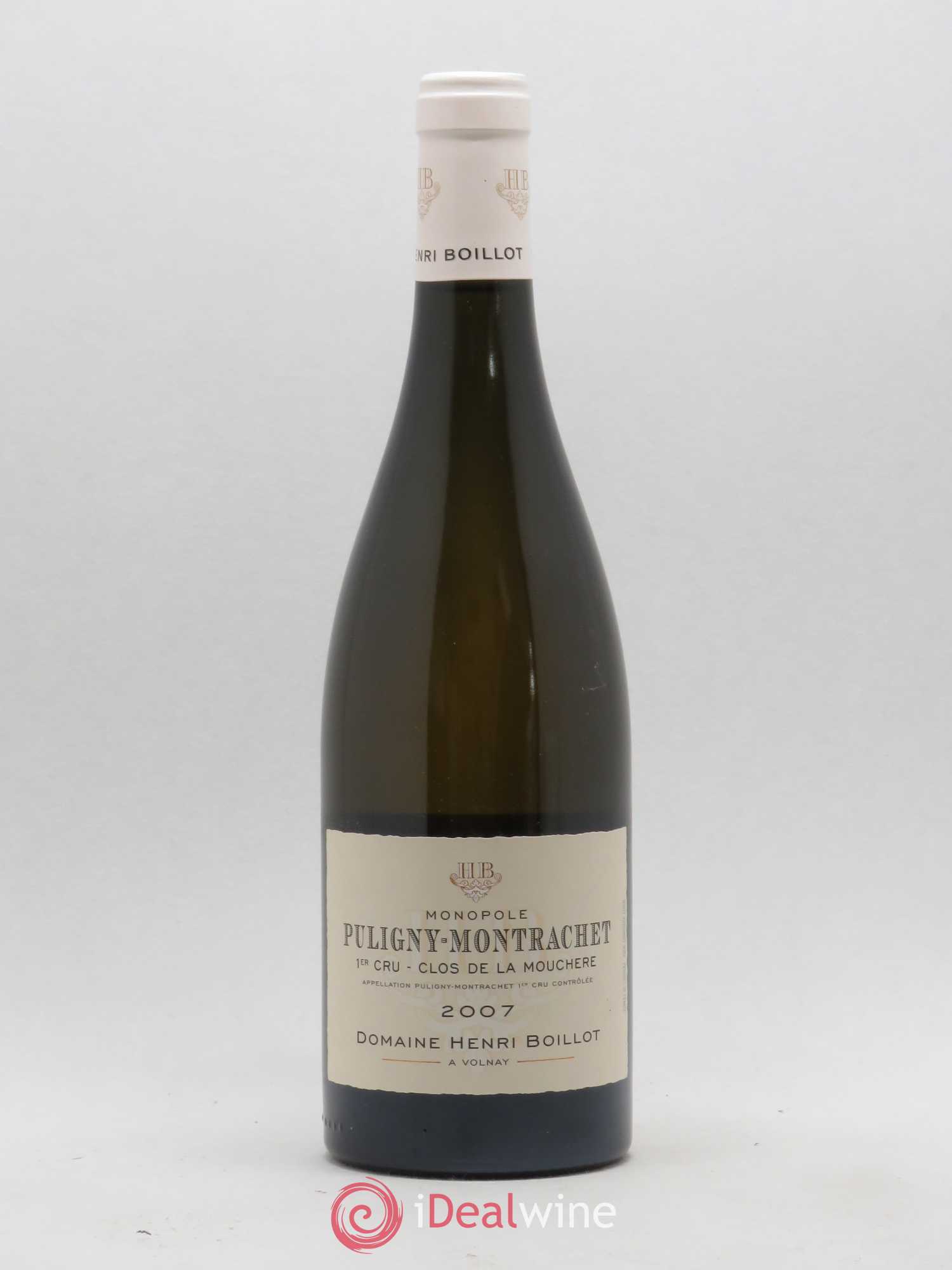 Puligny-Montrachet 1er Cru Clos de la Mouchère Henri Boillot (Domaine) 2007 - Lot de 1 bouteille - 0