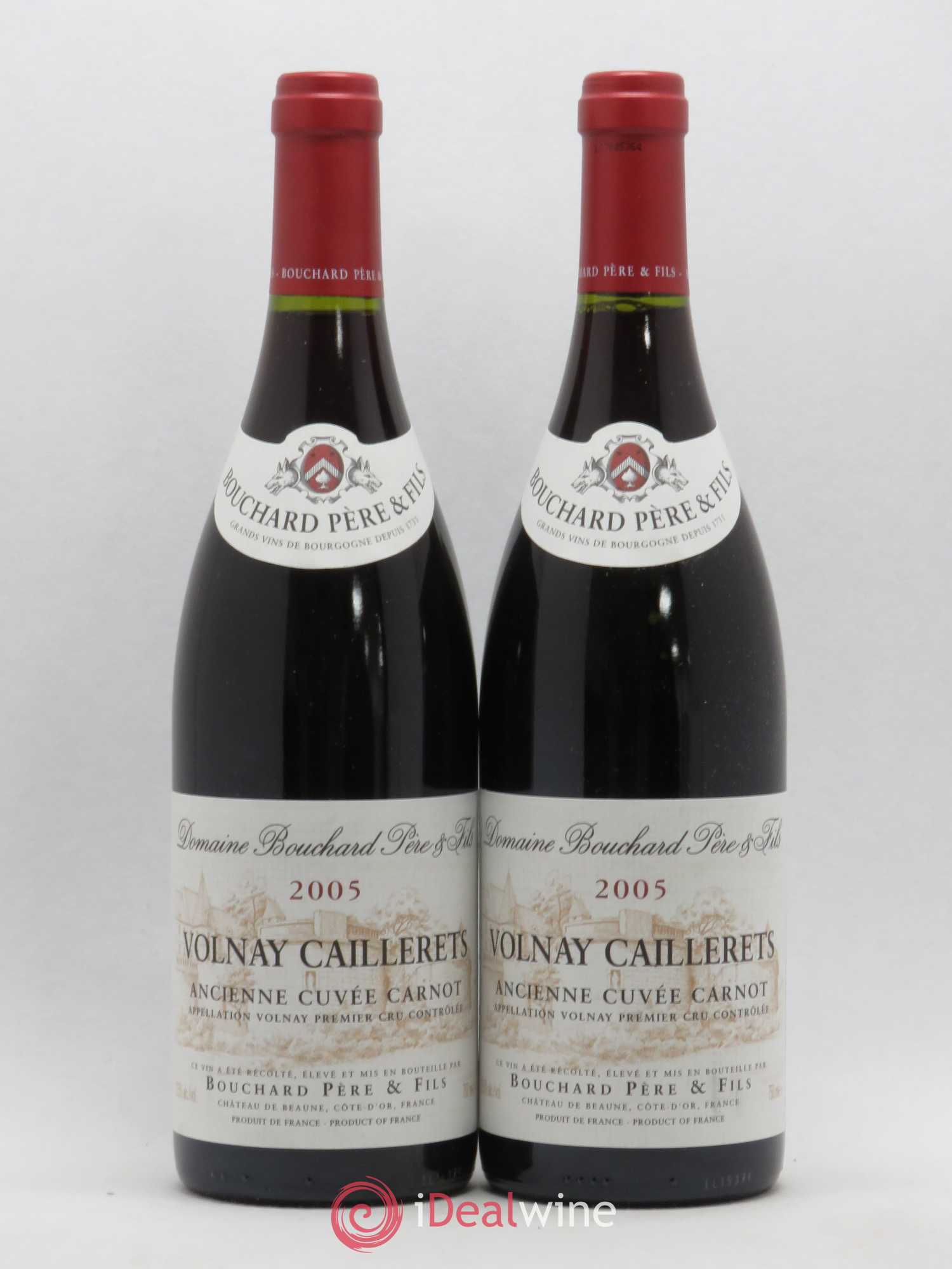 Volnay 1er Cru Caillerets - Ancienne Cuvée Carnot Bouchard Père & Fils 2005 - Lot de 2 bouteilles - 0