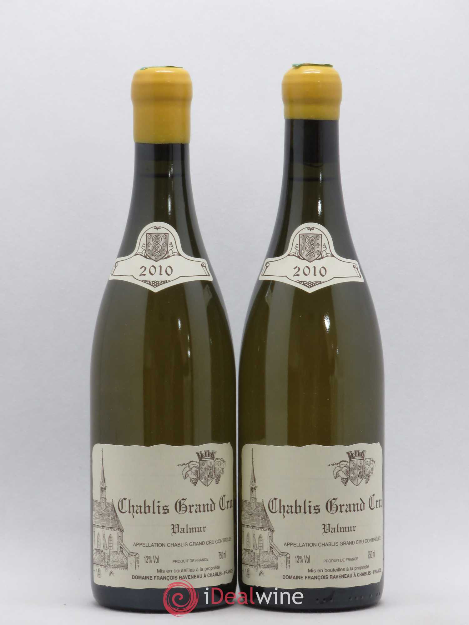Chablis Grand Cru Valmur Raveneau (Domaine) 2010 - Lot de 2 bouteilles - 0