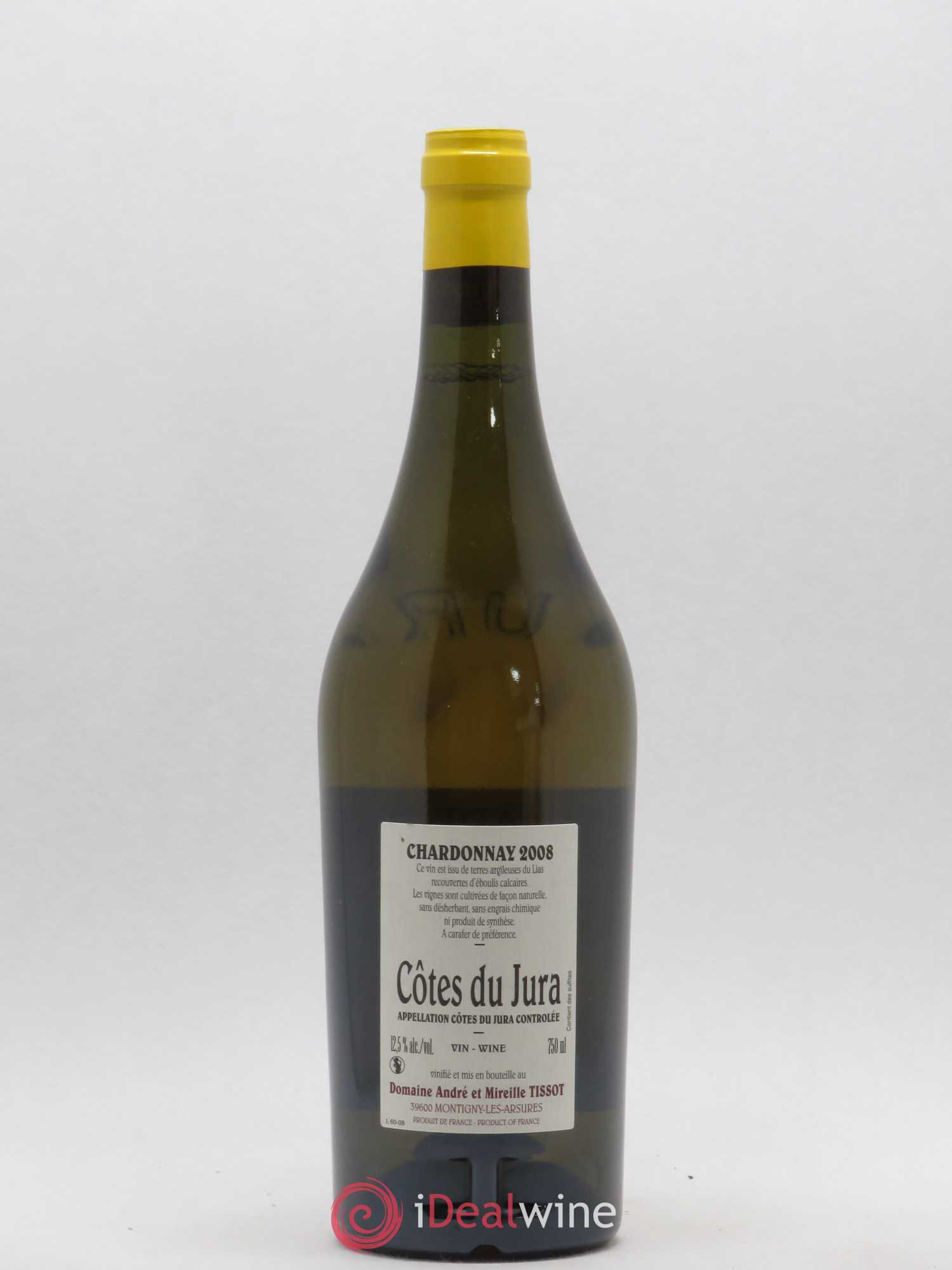 Côtes du Jura En Barberon Bénédicte et Stéphane Tissot 2008 - Lot de 1 bouteille - 1