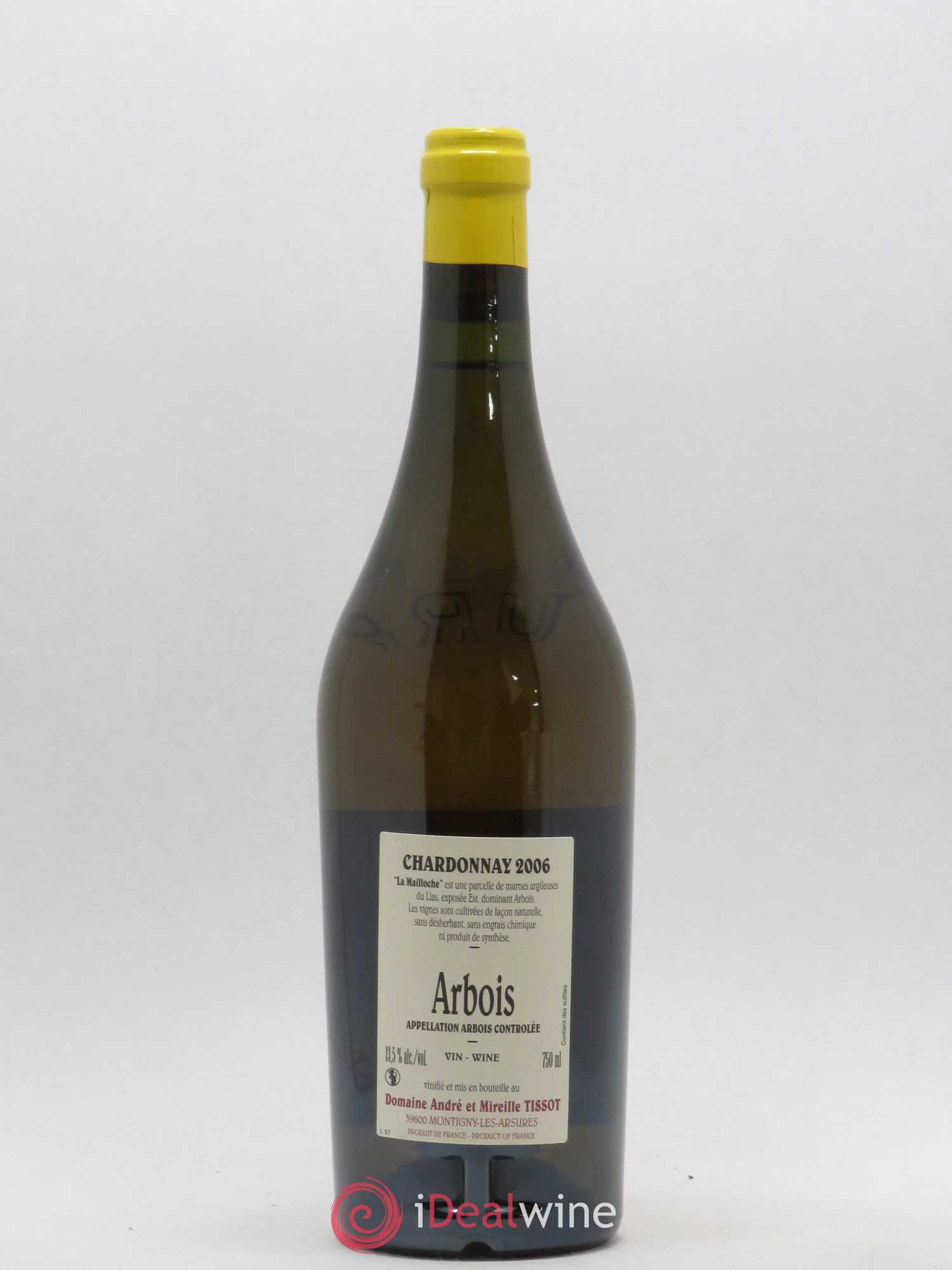 Arbois La Mailloche Bénédicte et Stéphane Tissot 2006 - Lot de 1 bouteille - 1