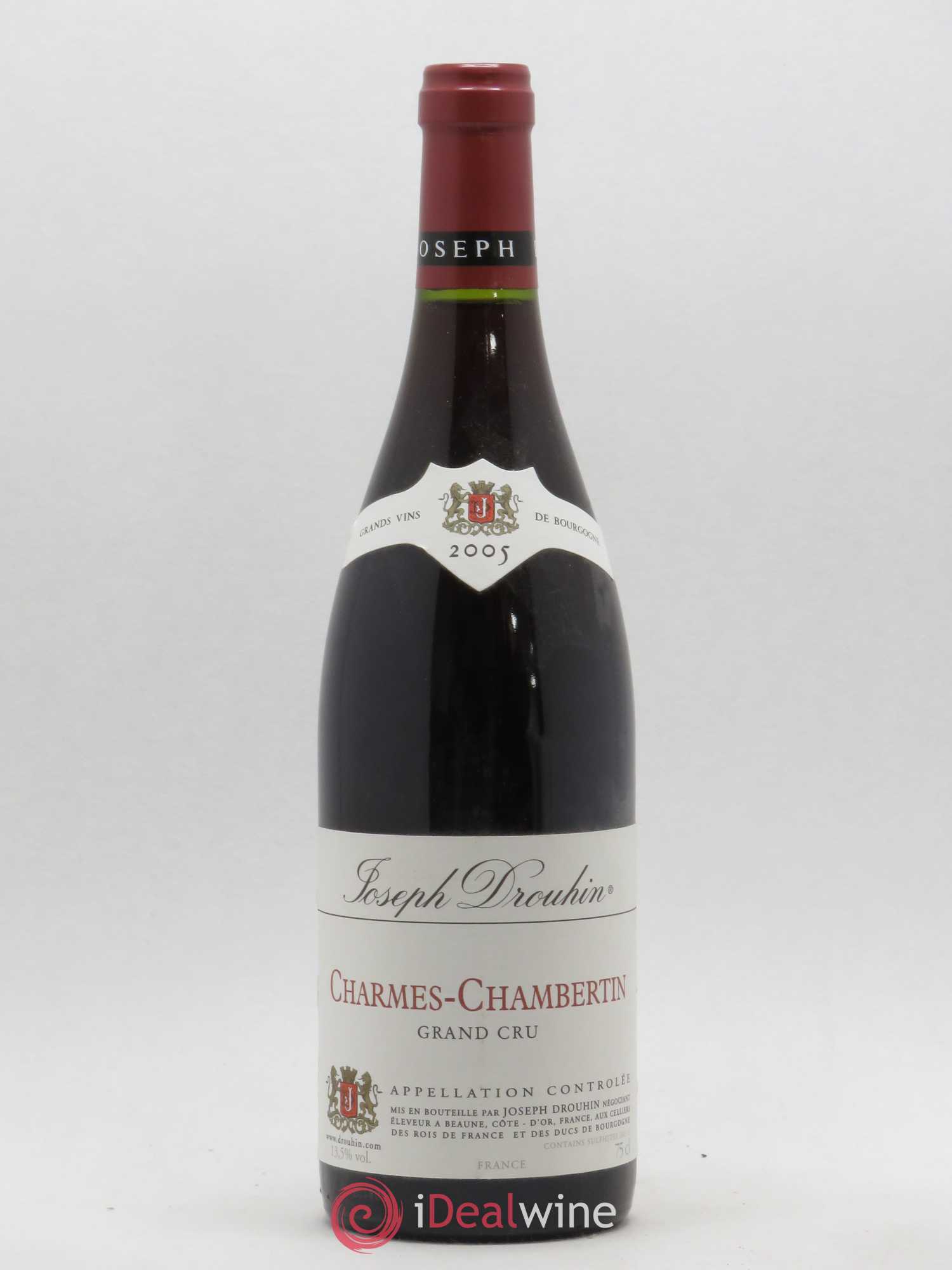 Charmes-Chambertin Grand Cru Joseph Drouhin 2005 - Lot de 1 bouteille - 0