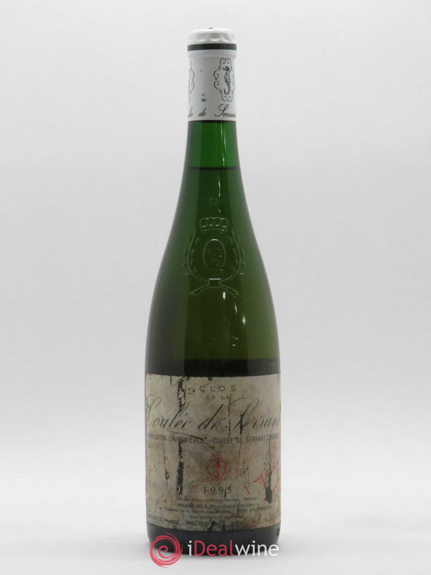 Savennières Clos de la Coulée de Serrant Vignobles de la Coulée de Serrant - Nicolas Joly 1995 - Lot de 1 bouteille - 0