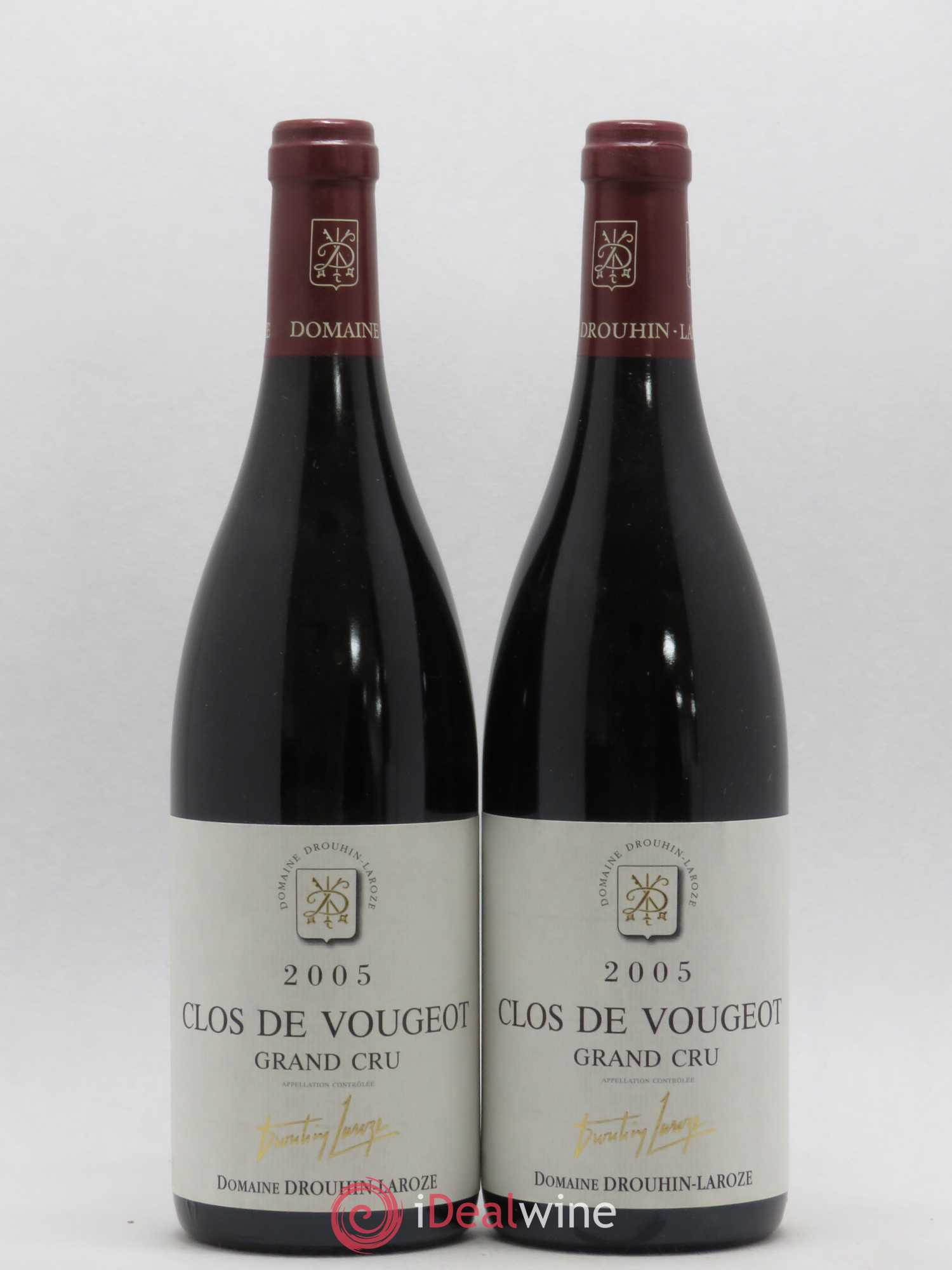 Clos de Vougeot Grand Cru Domaine Drouhin-Laroze 2005 - Lot de 2 bouteilles - 0