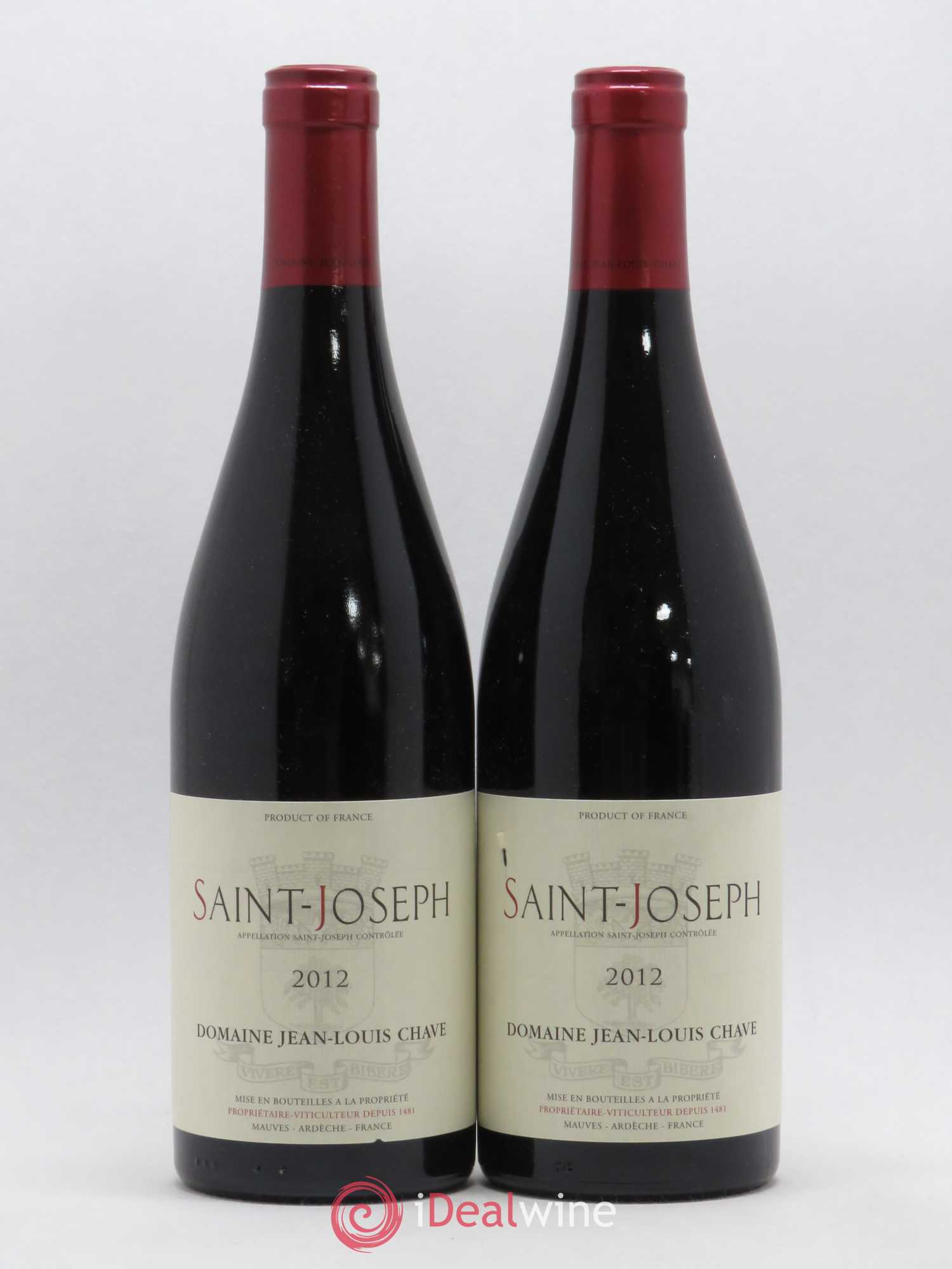 Saint-Joseph Jean-Louis Chave 2012 - Lot de 2 bouteilles - 0