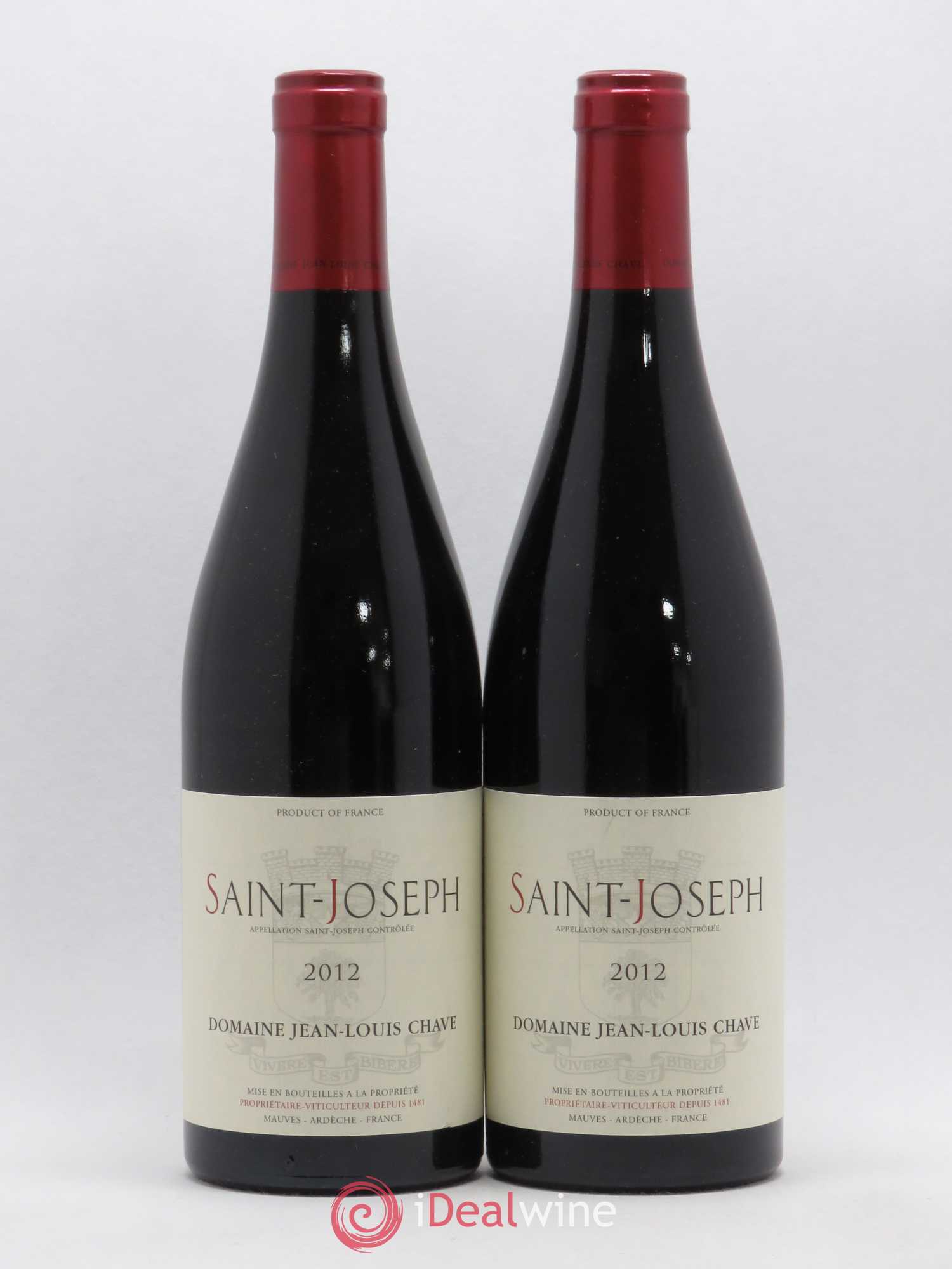 Saint-Joseph Jean-Louis Chave 2012 - Lot de 2 bouteilles - 0
