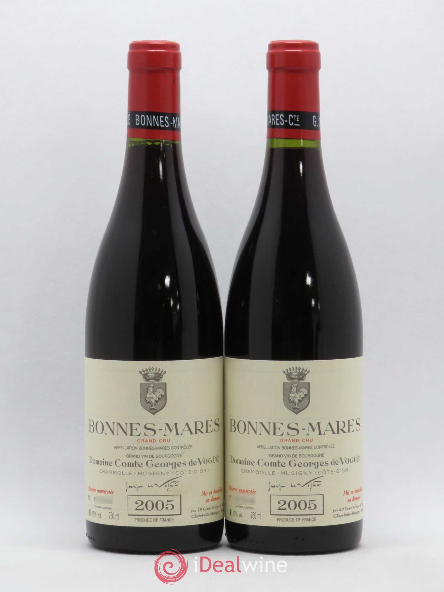 Bonnes-Mares Grand Cru Comte Georges de Vogüé 2005 - Lot de 2 bouteilles - 0