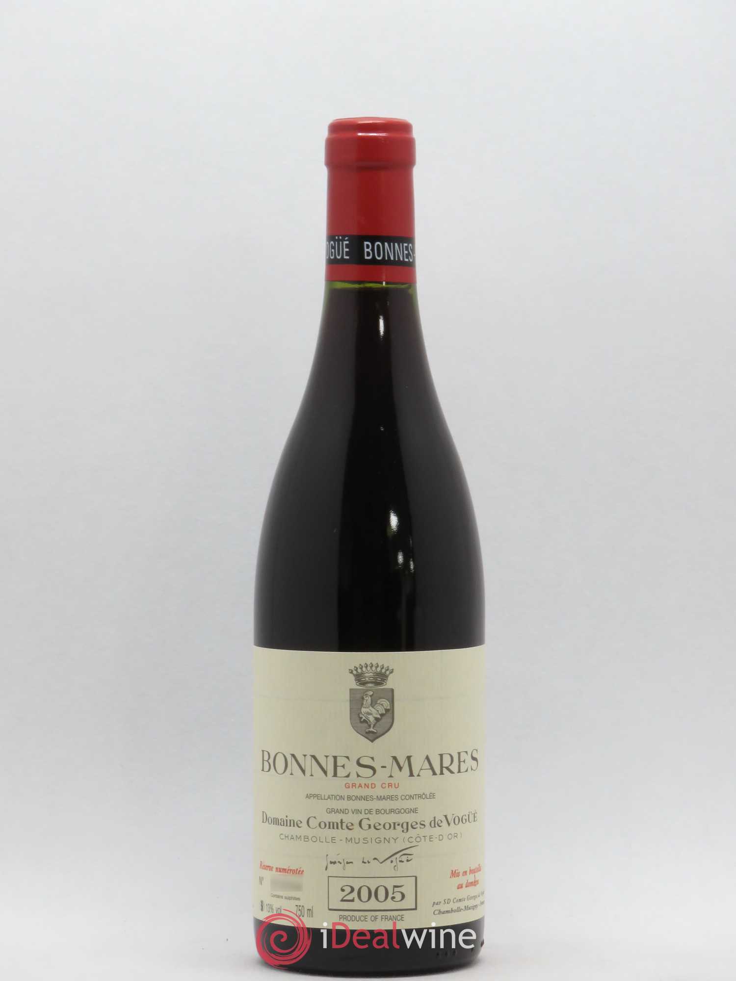 Bonnes-Mares Grand Cru Comte Georges de Vogüé 2005 - Lot de 1 bouteille - 0