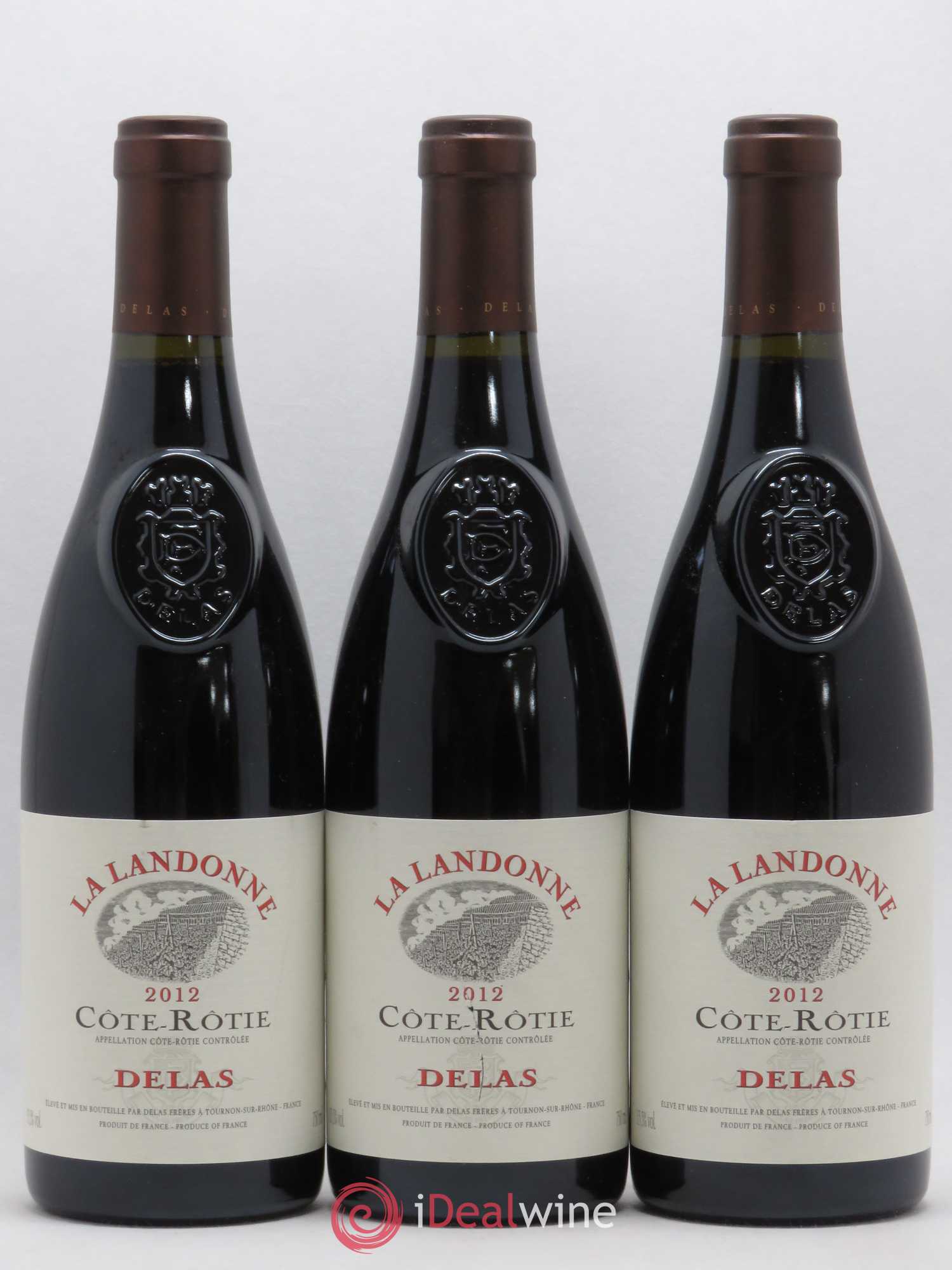 Côte-Rôtie La Landonne Delas Frères 2012 - Lot de 3 bouteilles - 0