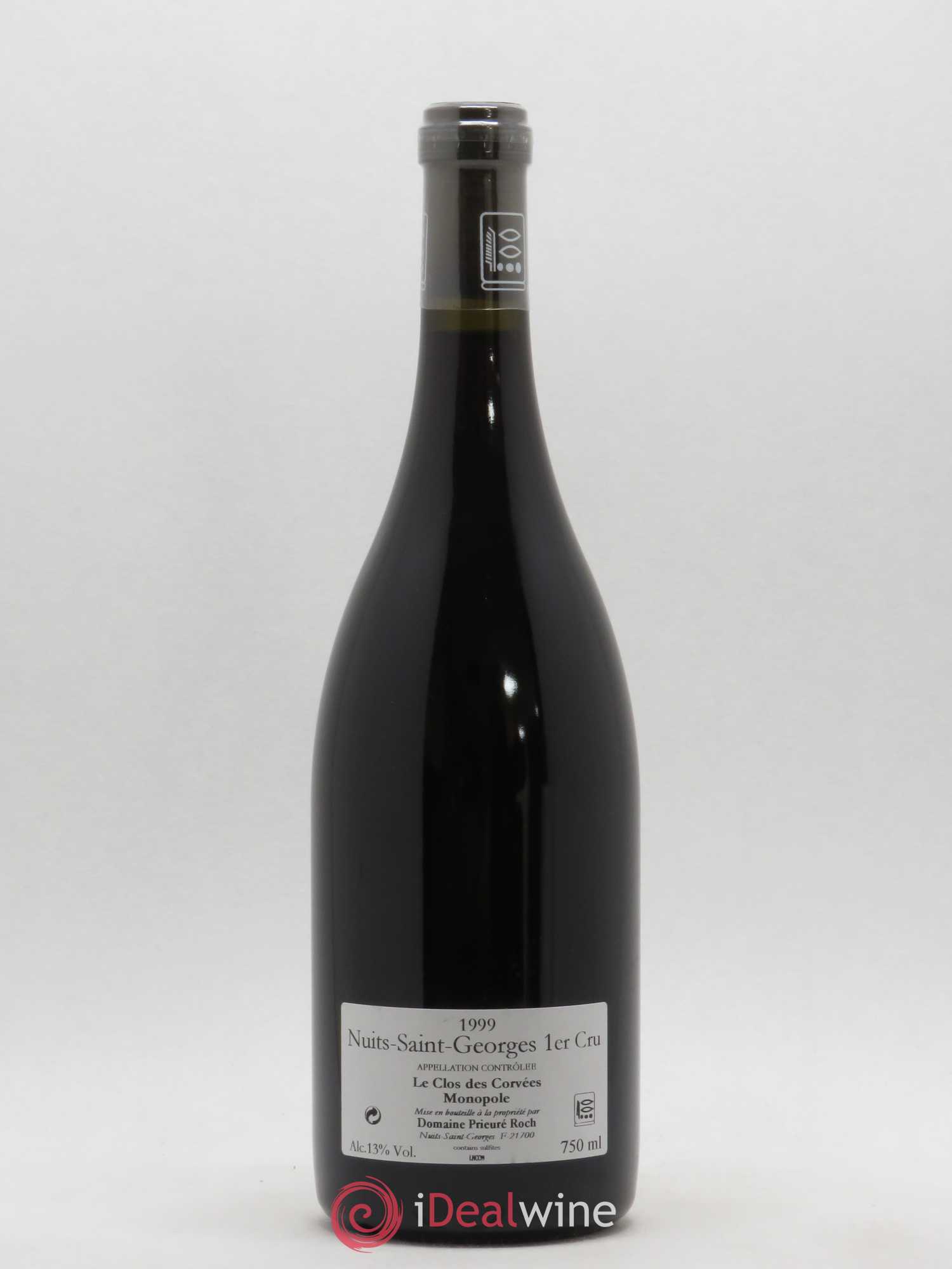 Nuits-Saint-Georges 1er Cru Le Clos des Corvées Prieuré Roch 1999 - Lot de 1 bouteille - 1