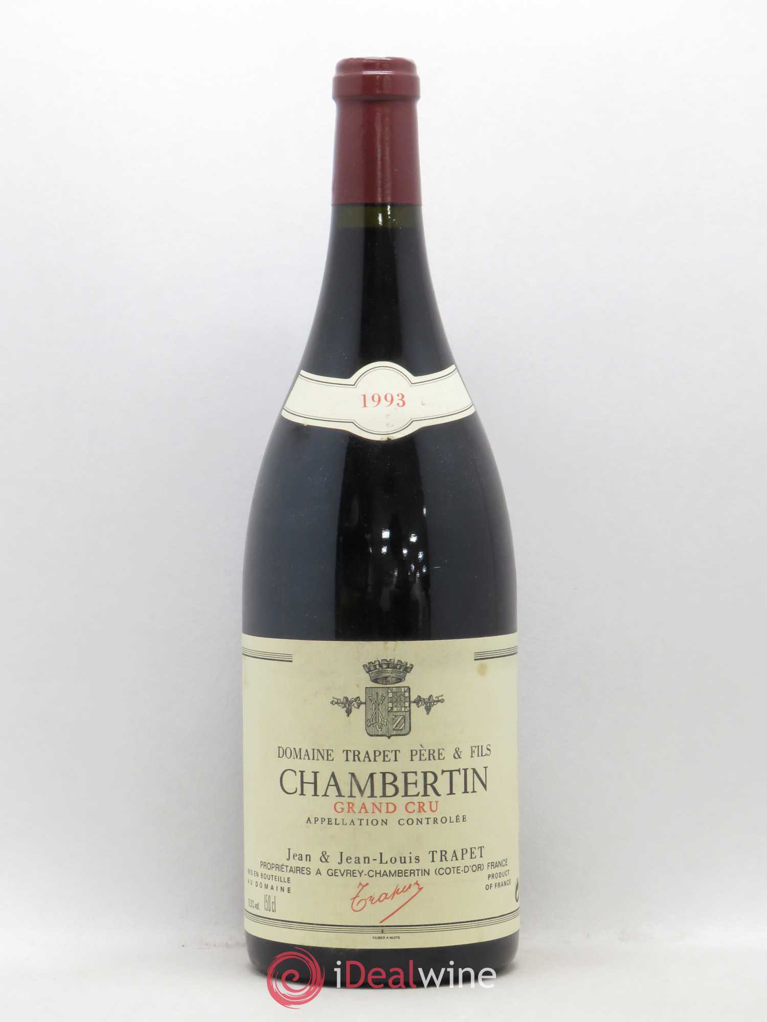 Chambertin Grand Cru Domaine Trapet 1993 - Lot de 1 magnum - 0