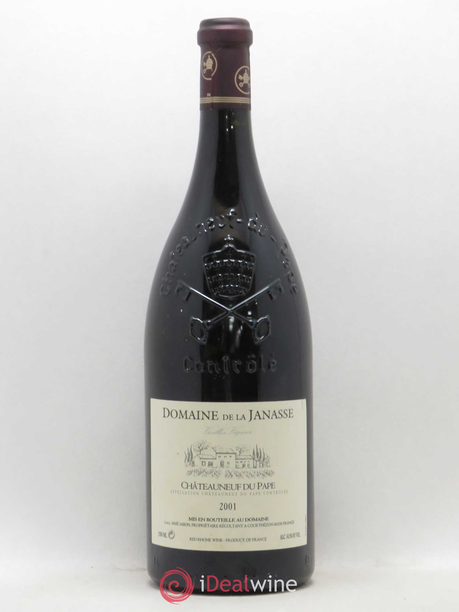 Châteauneuf-du-Pape Cuvée Vieilles Vignes La Janasse (Domaine de) 2001 - Lot de 1 magnum - 0
