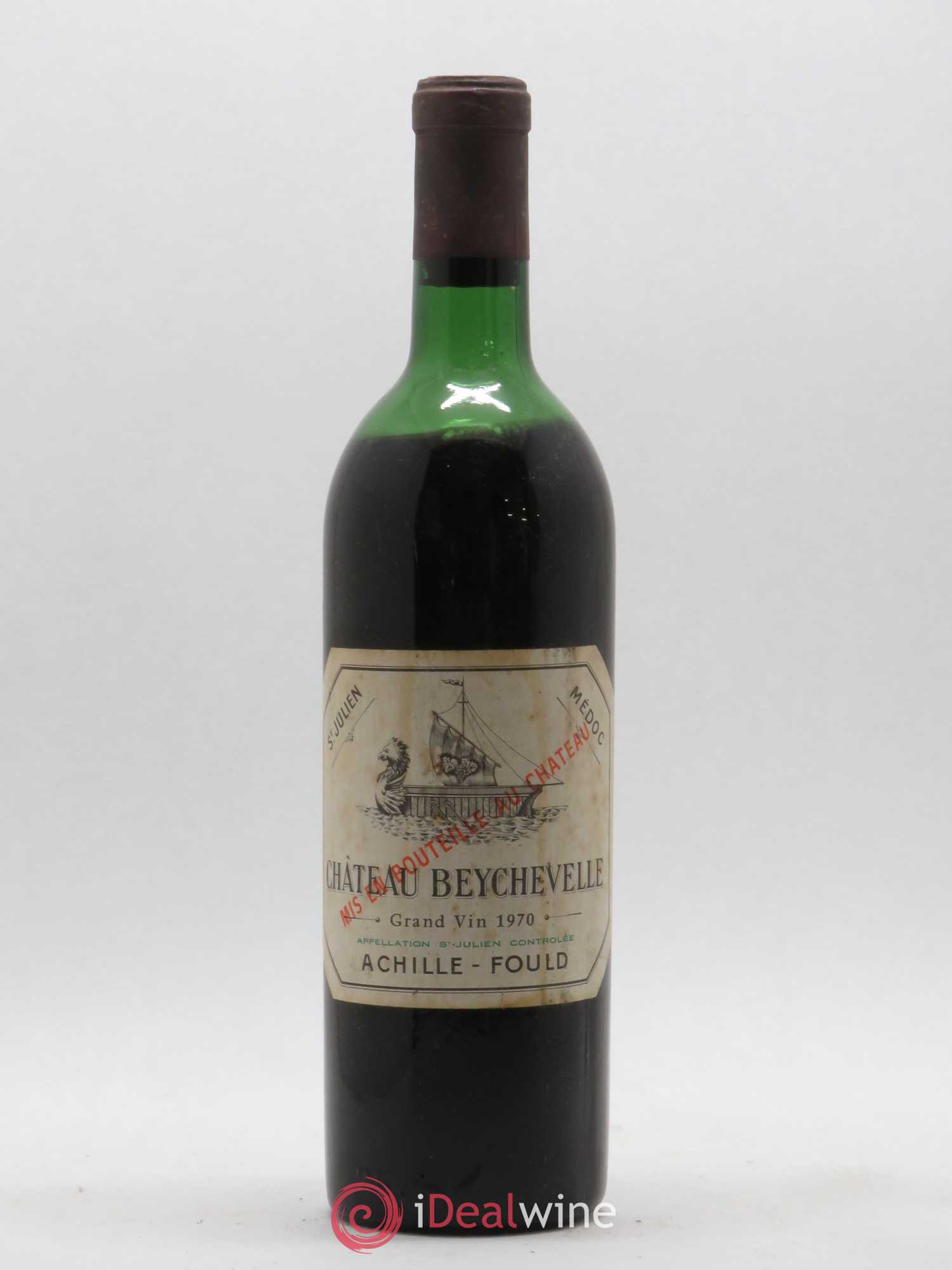 Château Beychevelle 4ème Grand Cru Classé 1970 - Lot de 1 bouteille - 0
