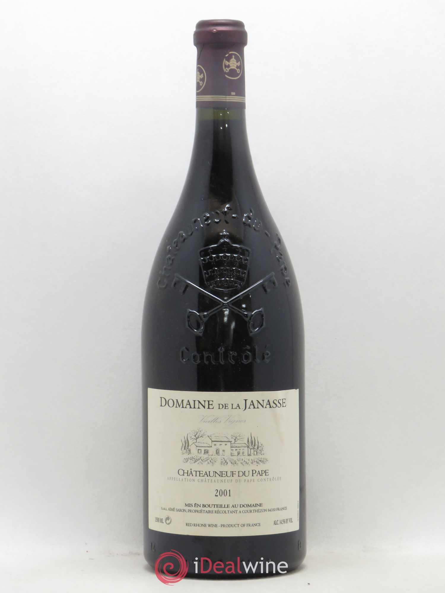 Châteauneuf-du-Pape Cuvée Vieilles Vignes La Janasse (Domaine de) 2001 - Lot de 1 magnum - 0