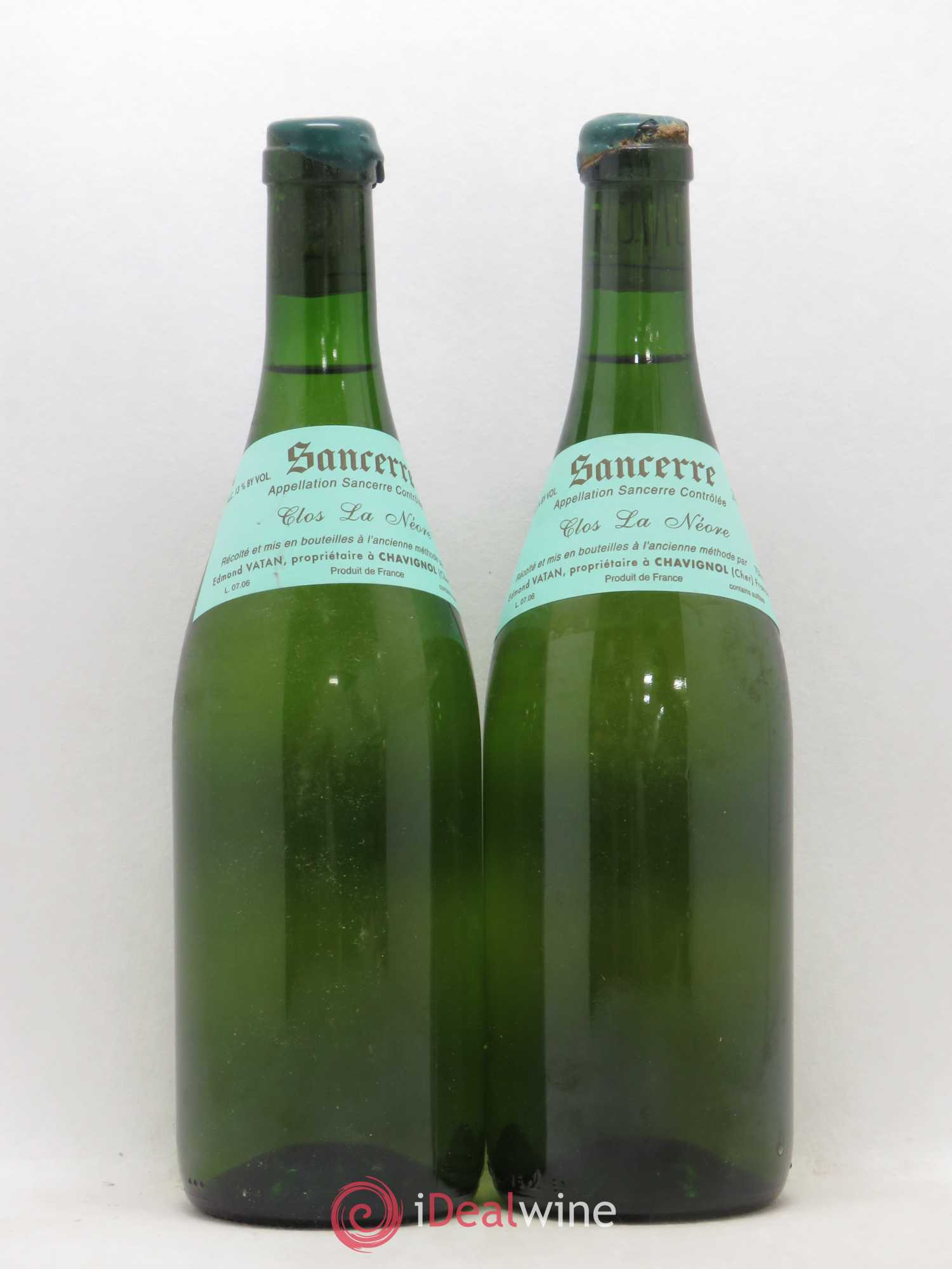 Sancerre Clos la Neore Edmond Vatan 2006 - Lot de 2 bouteilles - 0