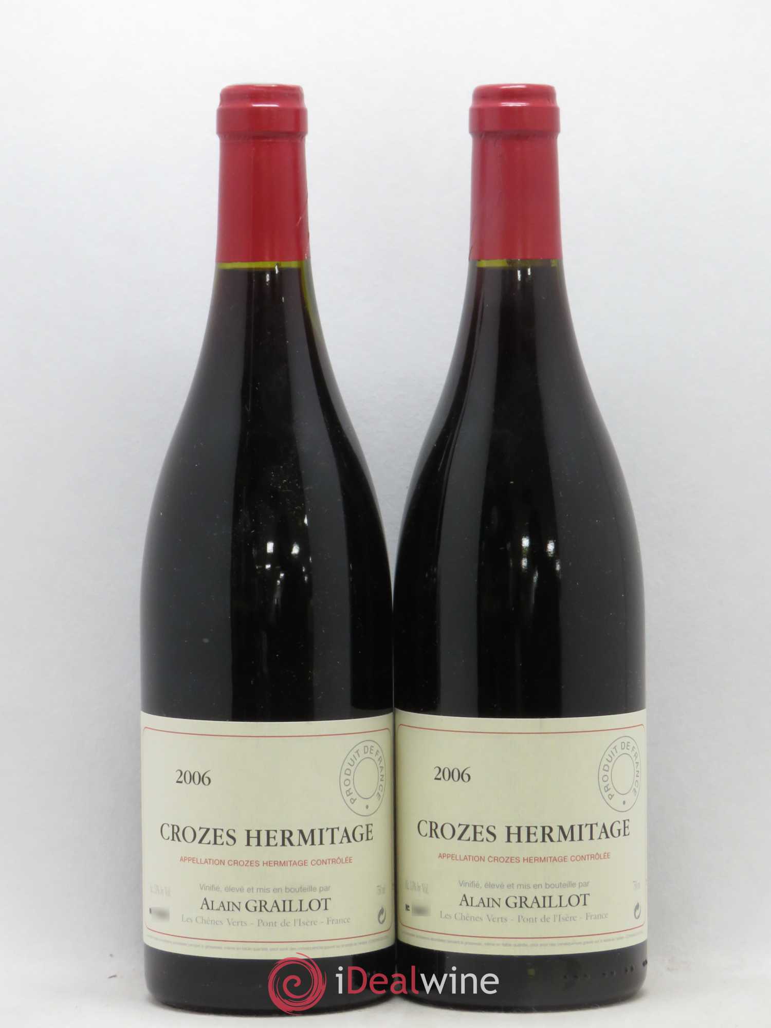 Crozes-Hermitage Domaine Graillot 2006 - Lot de 2 bouteilles - 0