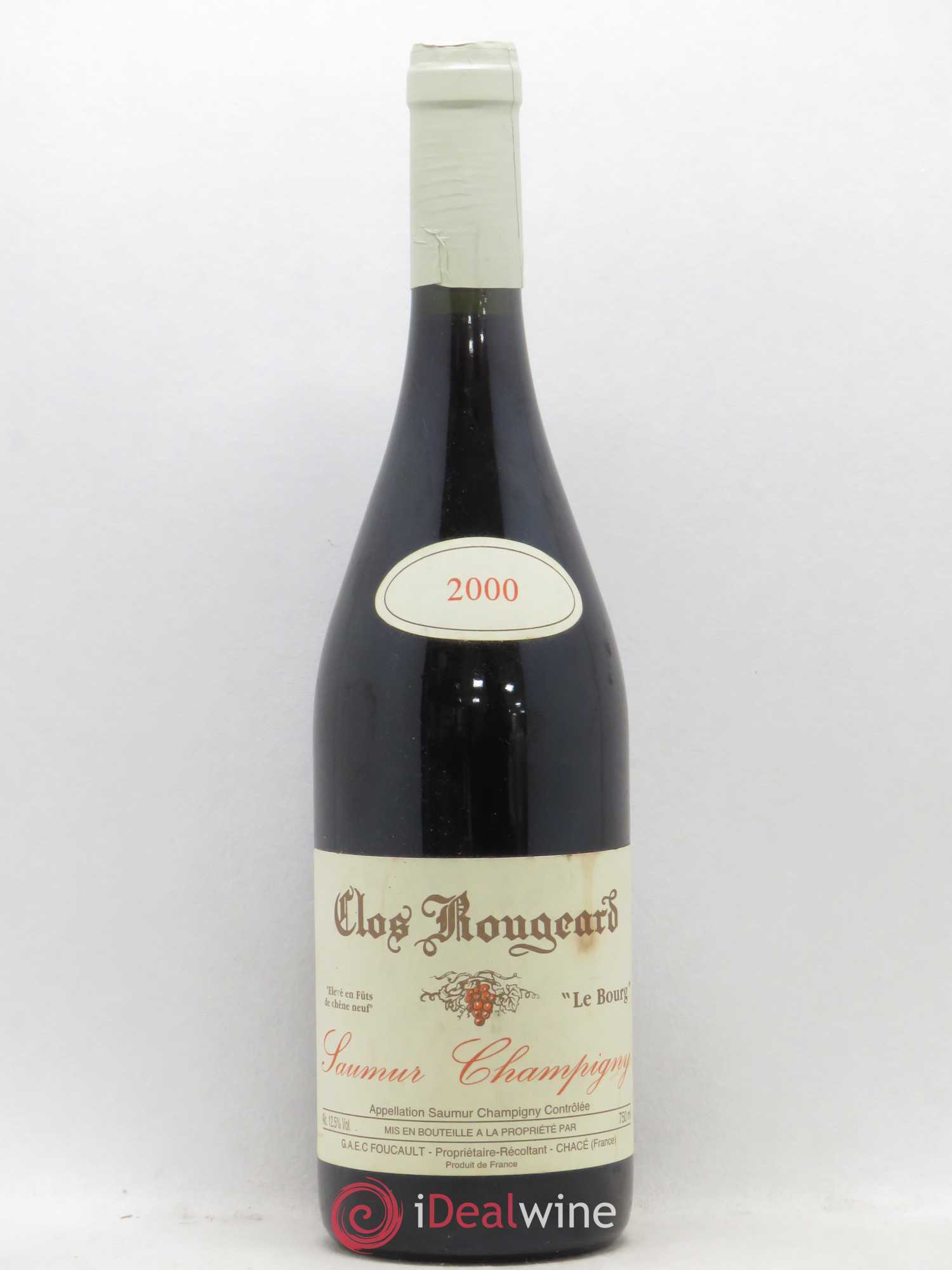 Saumur-Champigny Le Bourg Clos Rougeard 2000 - Lot de 1 bouteille - 0