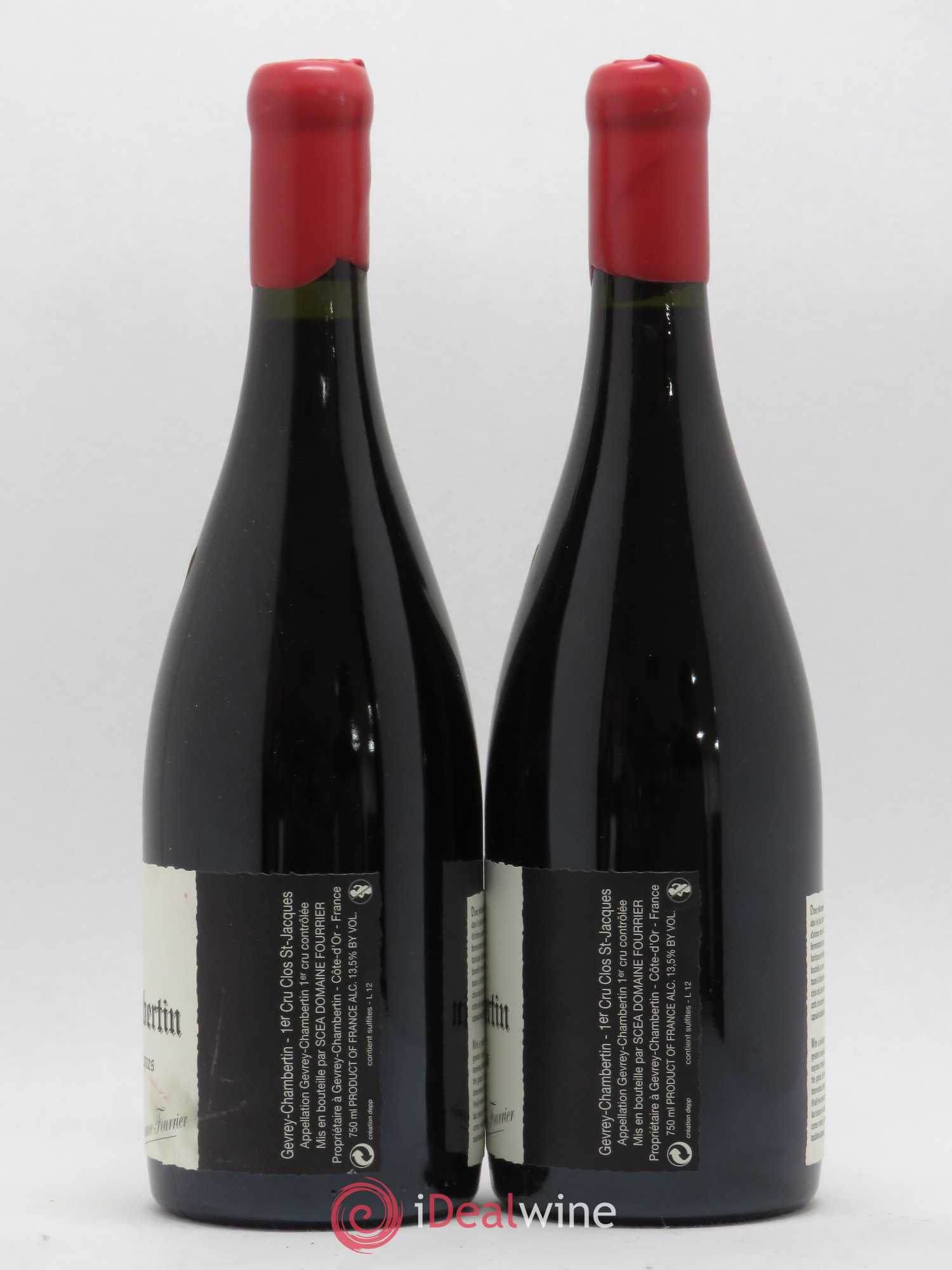Gevrey-Chambertin 1er Cru Clos Saint-Jacques Vieille Vigne Fourrier (Domaine) 2011 - Lot de 2 bouteilles - 1