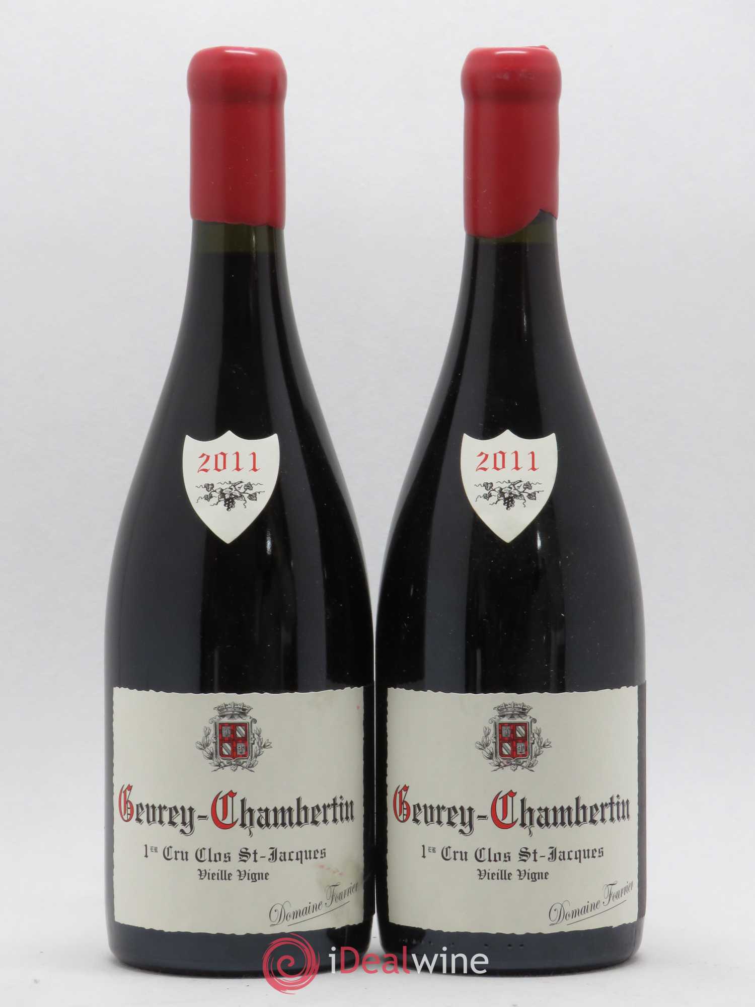 Gevrey-Chambertin 1er Cru Clos Saint-Jacques Vieille Vigne Fourrier (Domaine) 2011 - Lot de 2 bouteilles - 0
