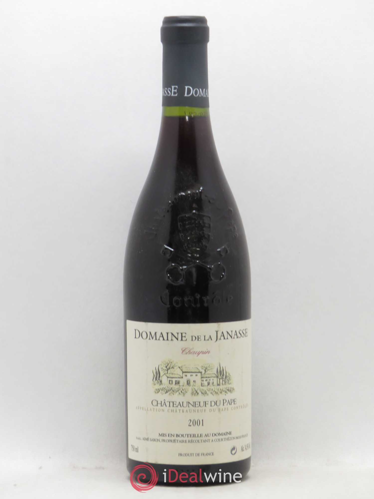 Châteauneuf-du-Pape Cuvée Chaupin La Janasse (Domaine de) 2001 - Lot de 1 bouteille - 0