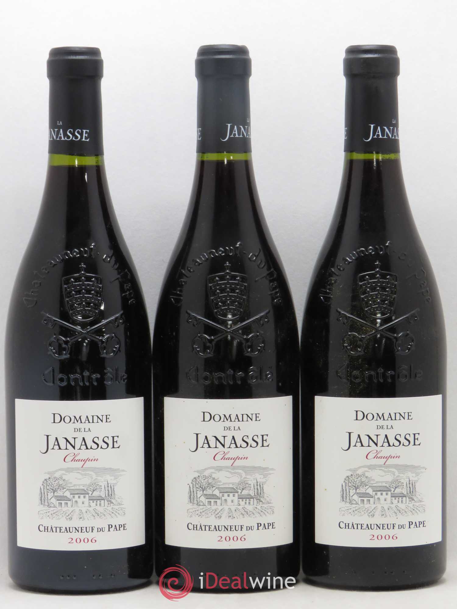 Châteauneuf-du-Pape Cuvée Chaupin La Janasse (Domaine de) 2006 - Lot de 3 bouteilles - 0