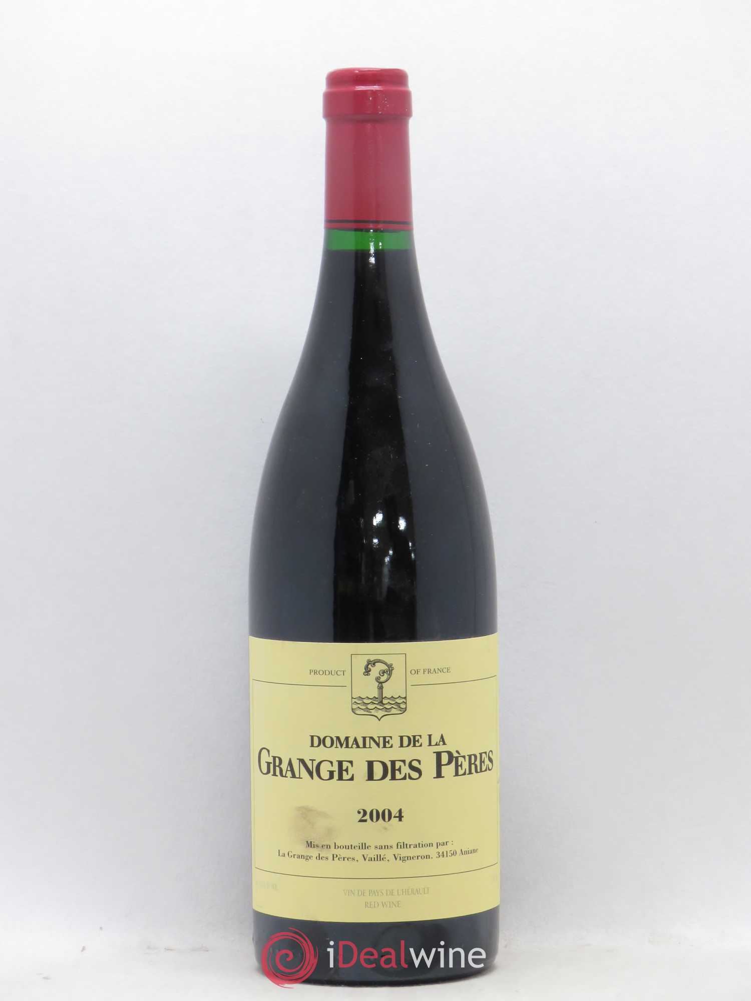 Pays d'Hérault Grange des Pères Laurent Vaillé 2004 - Lot de 1 bouteille - 0
