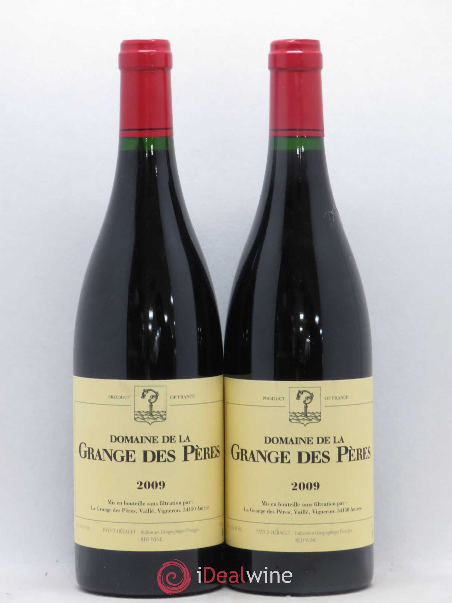 Pays d'Hérault Grange des Pères Laurent Vaillé 2009 - Lot de 2 bouteilles - 0