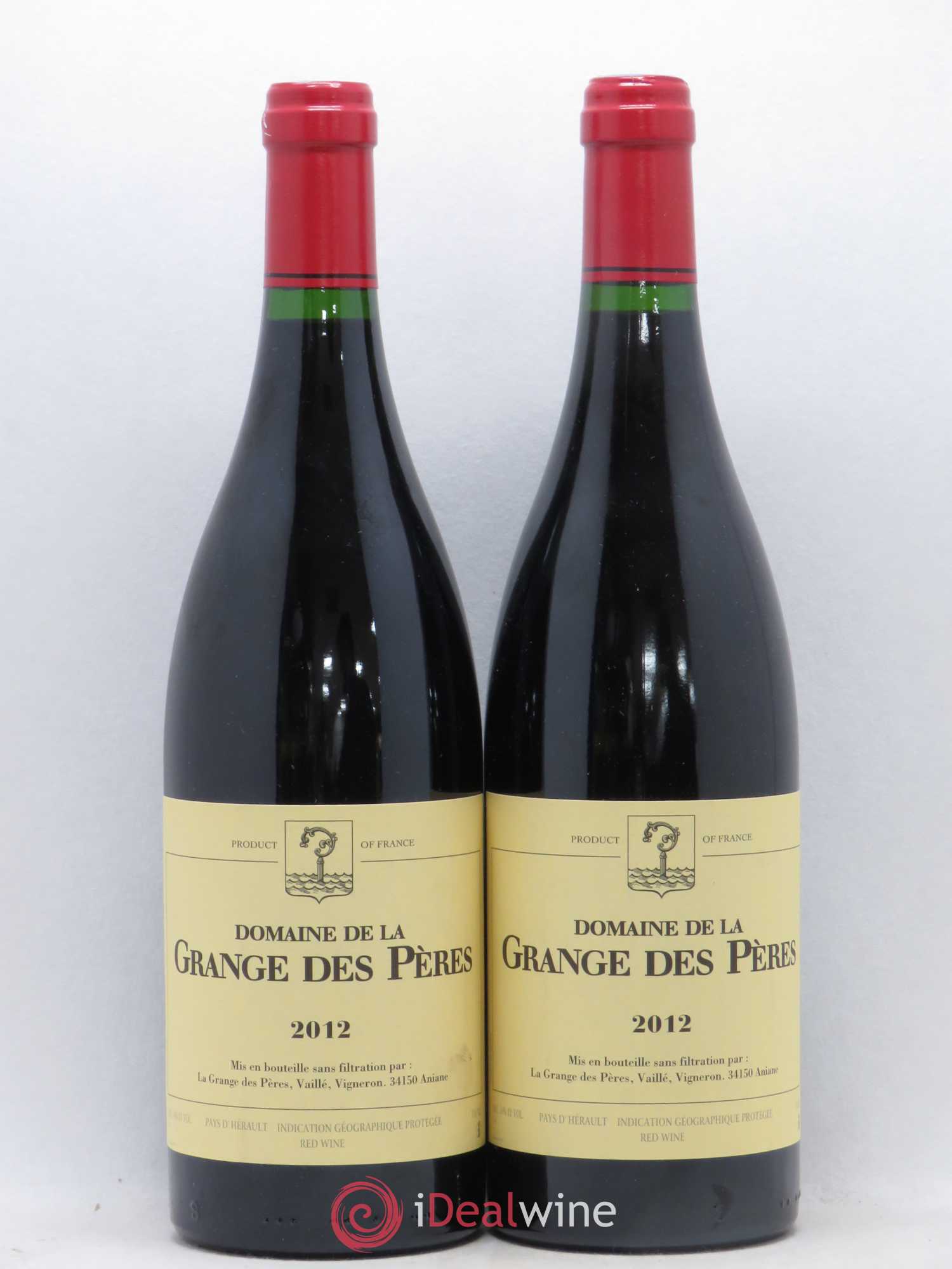 Pays d'Hérault Grange des Pères Laurent Vaillé 2012 - Lot de 2 bouteilles - 0
