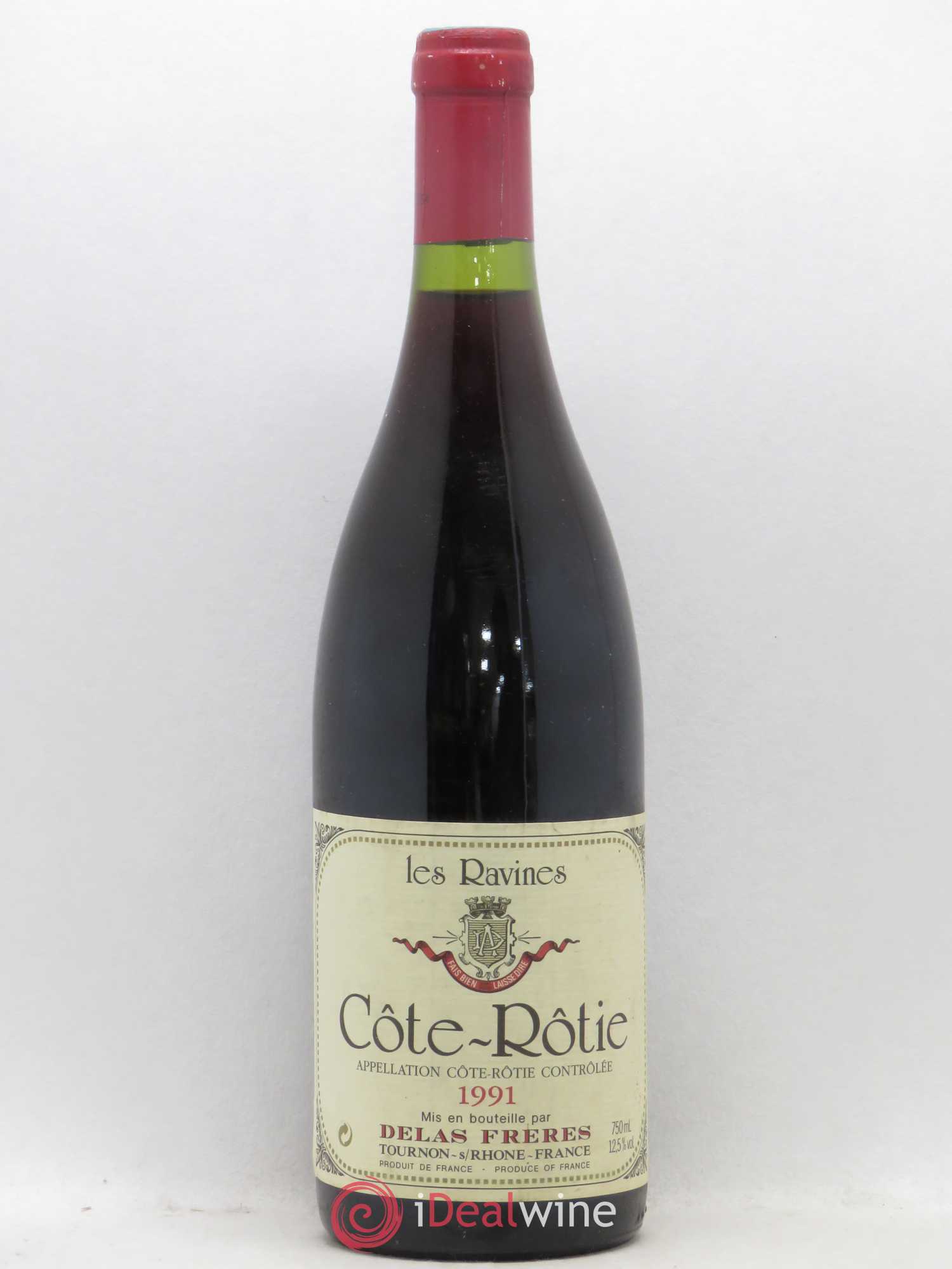 Côte-Rôtie Les Ravines Delas 1991 - Lot de 1 bouteille - 0