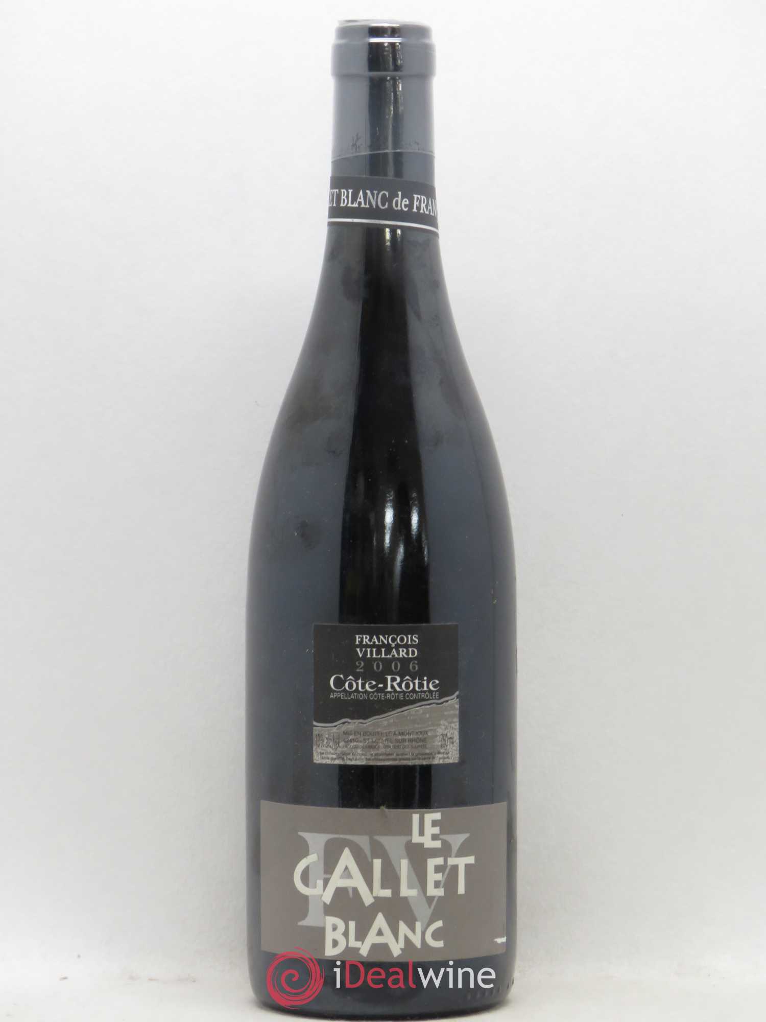 Côte-Rôtie Le Gallet Blanc François Villard 2006 - Lot de 1 bouteille - 0