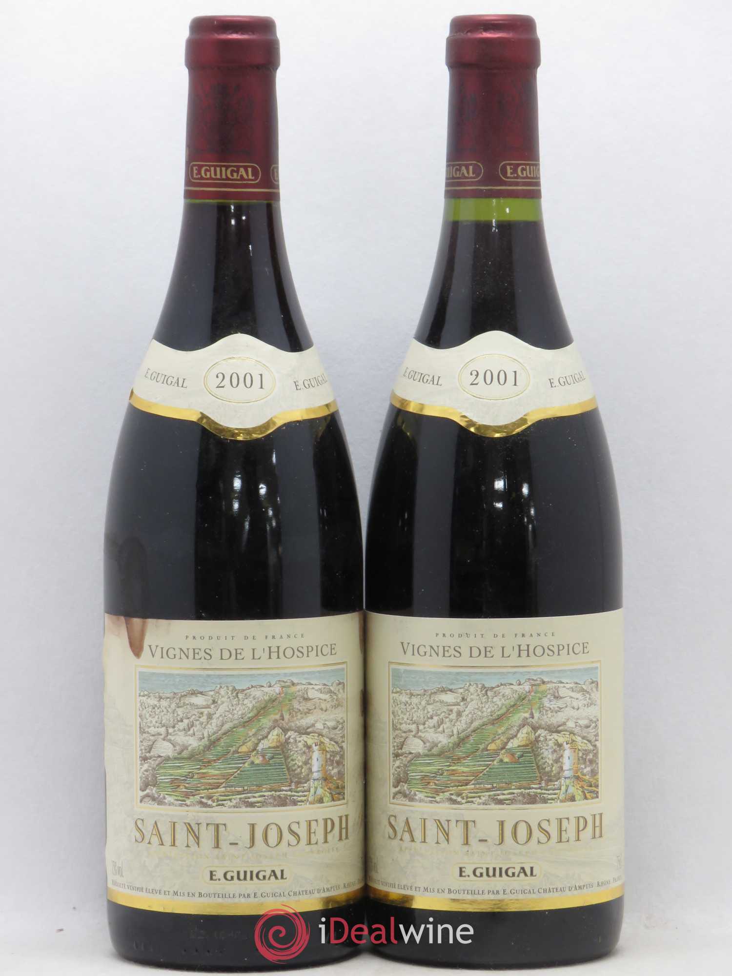 Saint-Joseph Vignes de l'Hospice Guigal 2001 - Lot de 2 bouteilles - 0