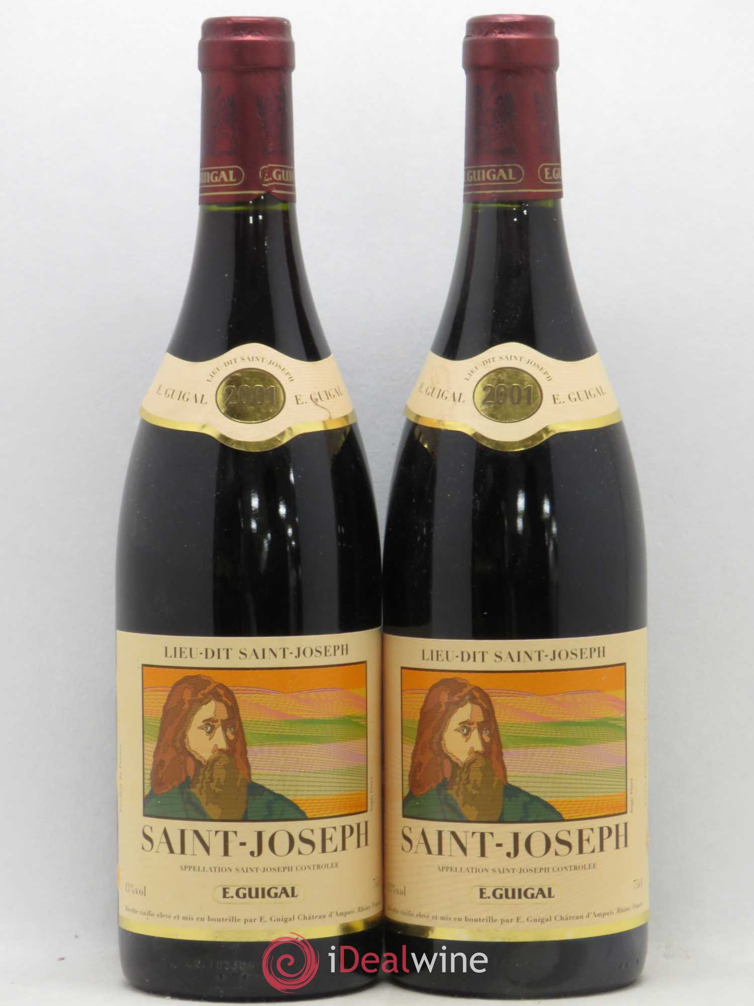 Saint-Joseph Lieu-dit Saint-Joseph Guigal 2001 - Lot de 2 bouteilles - 0