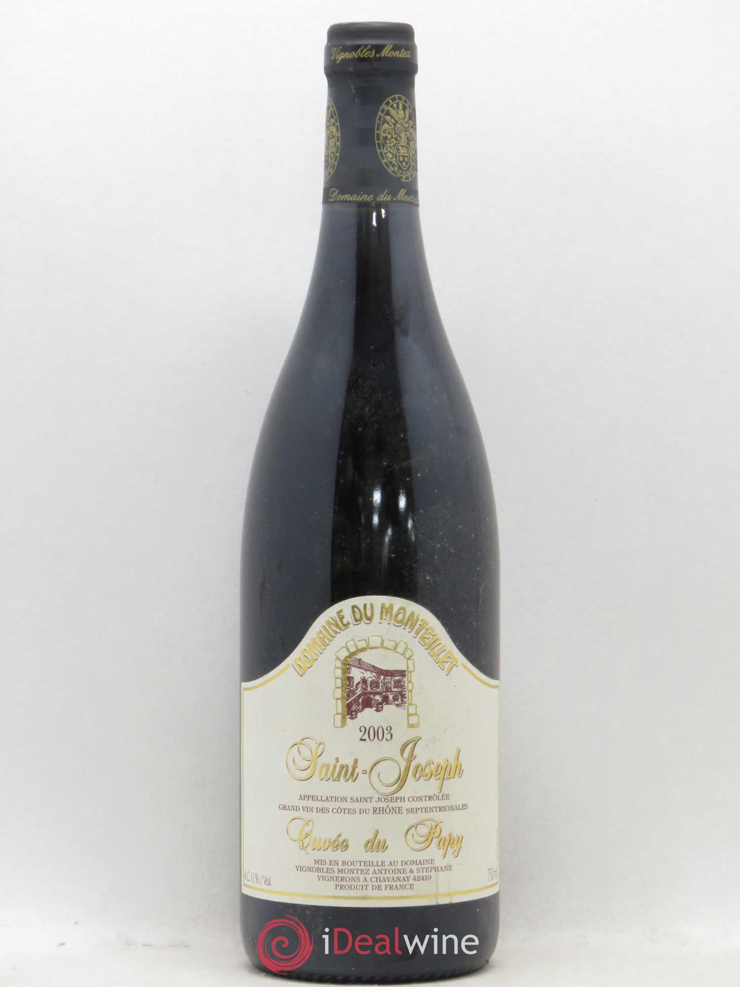 Saint-Joseph Cuvée du Papy Monteillet (Domaine du) - Stéphane Montez 2003 - Lot de 1 bouteille - 0