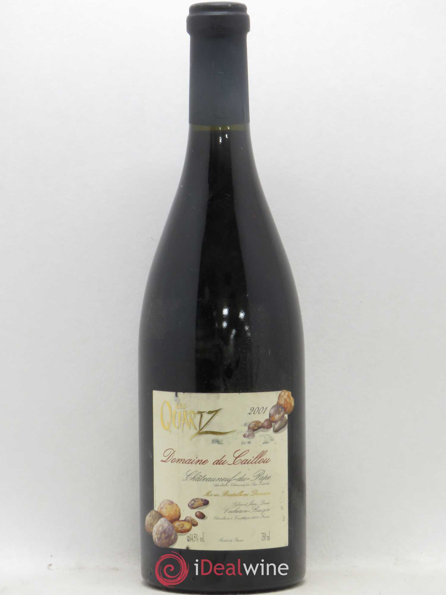 Châteauneuf-du-Pape Les Quartz Clos du Caillou 2001 - Lot de 1 bouteille - 0