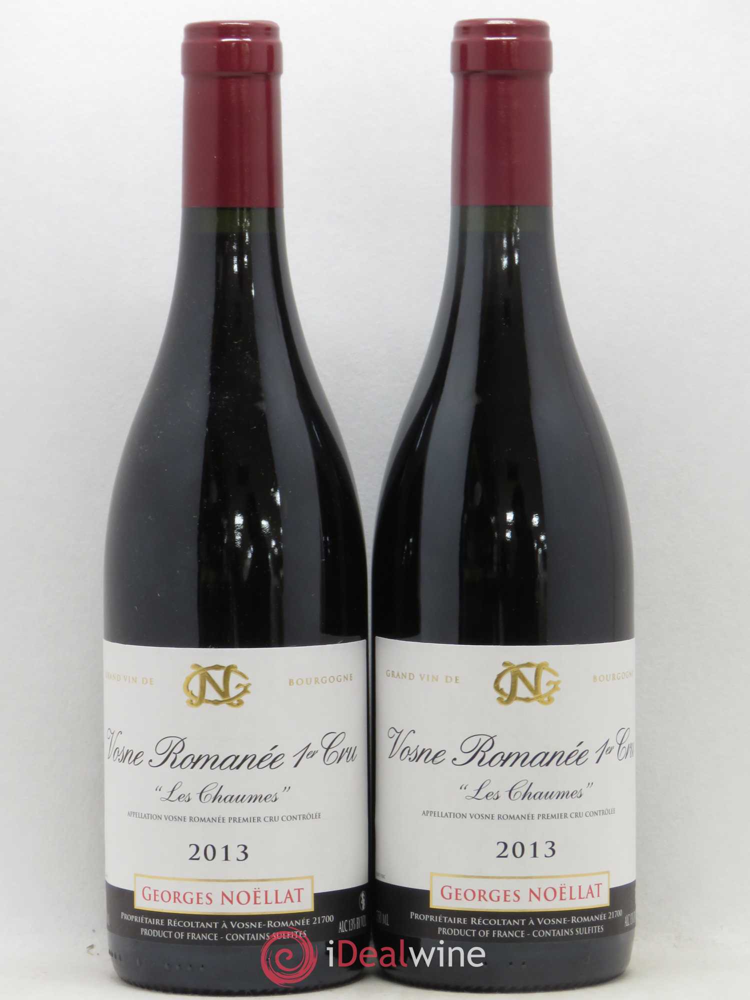 Vosne-Romanée 1er Cru Les Chaumes Georges Noëllat (Domaine) 2013 - Lot de 2 bouteilles - 0