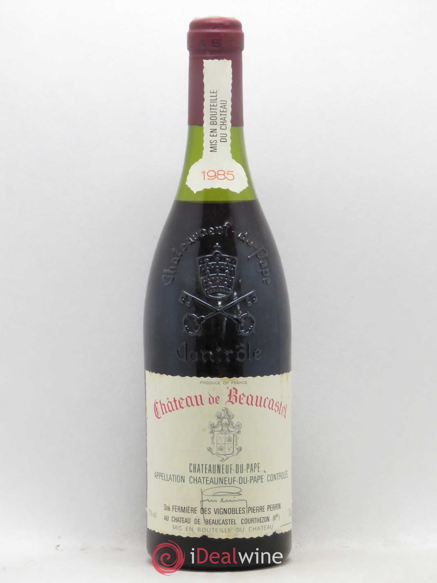 Châteauneuf-du-Pape Château de Beaucastel Famille Perrin 1985 - Lot de 1 bouteille - 0