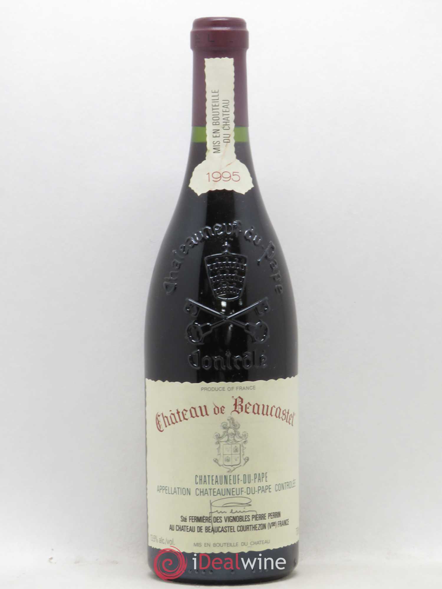 Châteauneuf-du-Pape Château de Beaucastel Famille Perrin 1995 - Lot de 1 bouteille - 0