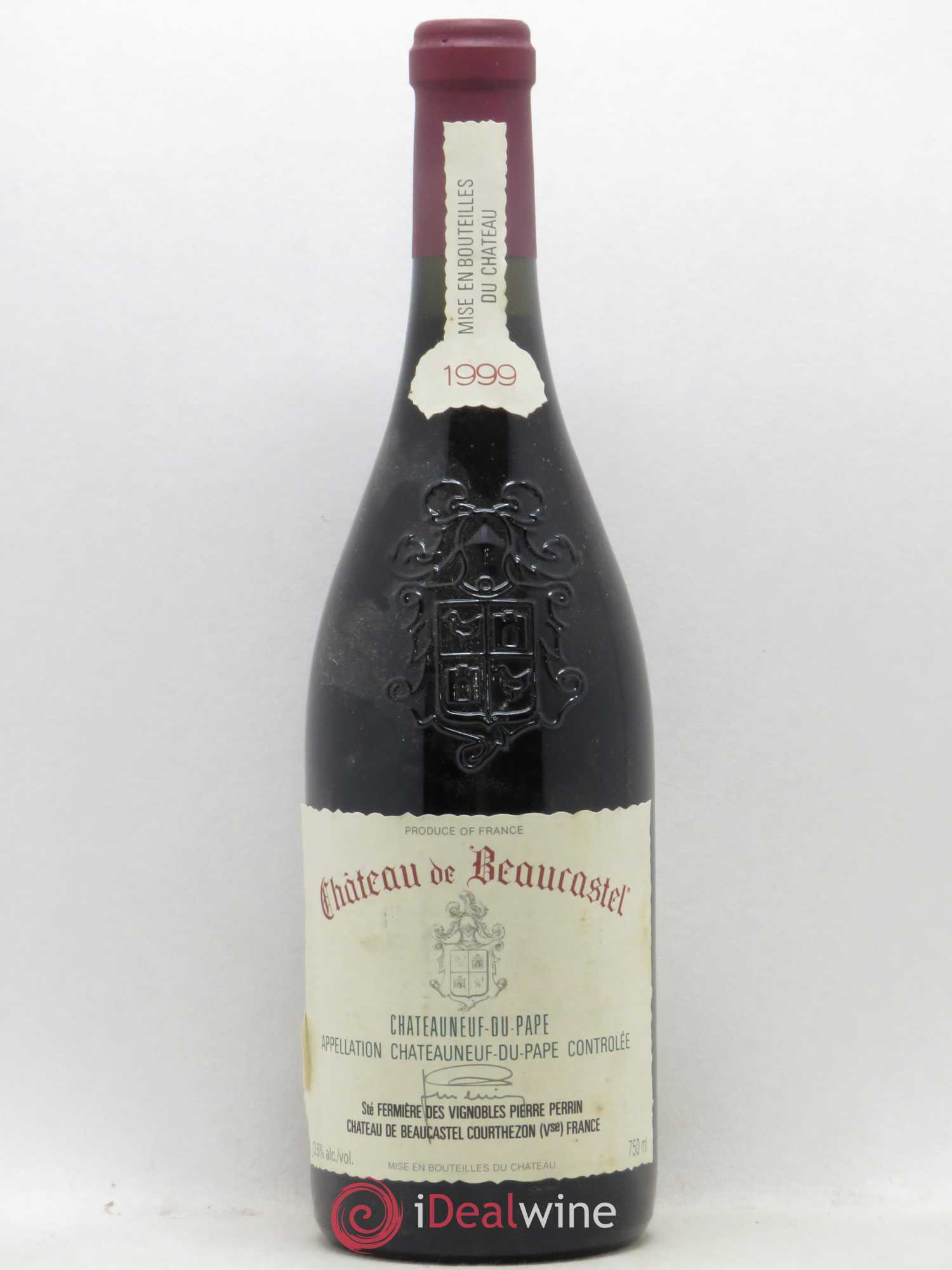 Châteauneuf-du-Pape Château de Beaucastel Famille Perrin 1999 - Lot de 1 bouteille - 0