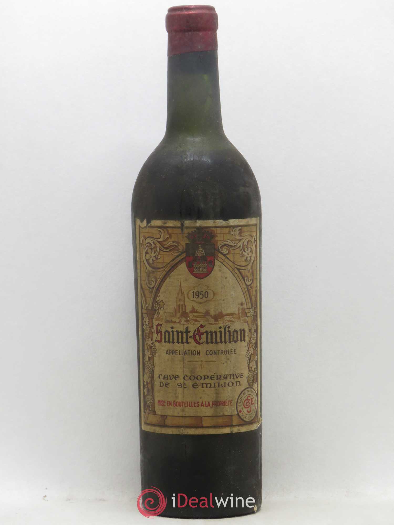 Saint-Émilion Coopérative 1950 - Posten von 1 Flasche - 0