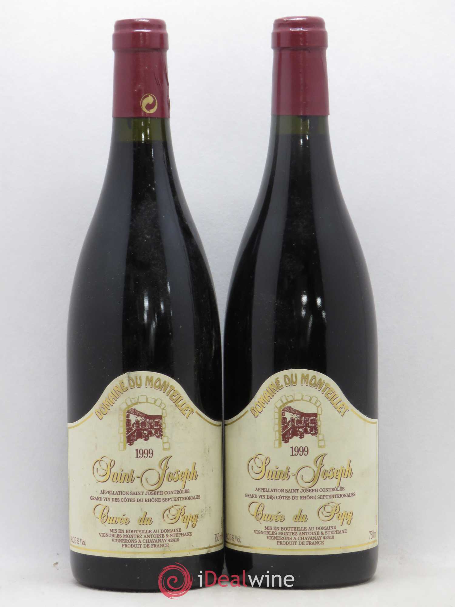 Saint-Joseph Cuvée du Papy Monteillet (Domaine du) - Stéphane Montez 1999 - Lot de 2 bouteilles - 0
