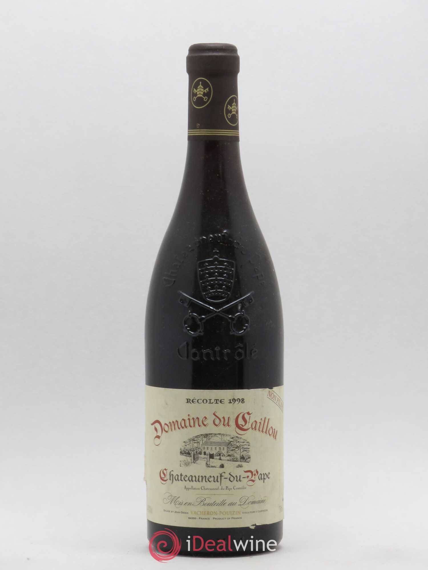 Châteauneuf-du-Pape Domaine du Caillou - Vacheron Pouizin 1998 - Posten von 1 Flasche - 0