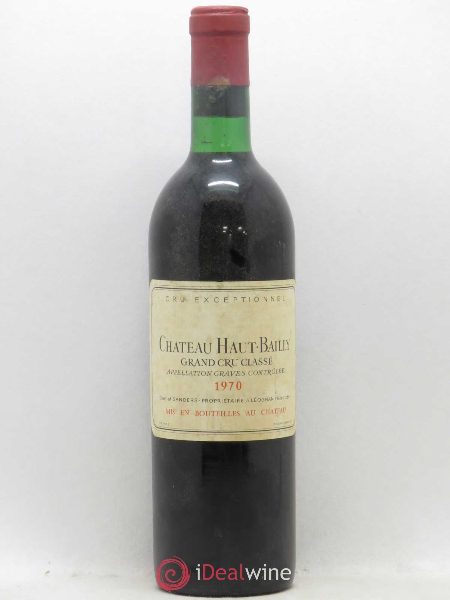 Château Haut-Bailly Cru Classé de Graves 1970 - Lot de 1 bouteille - 0